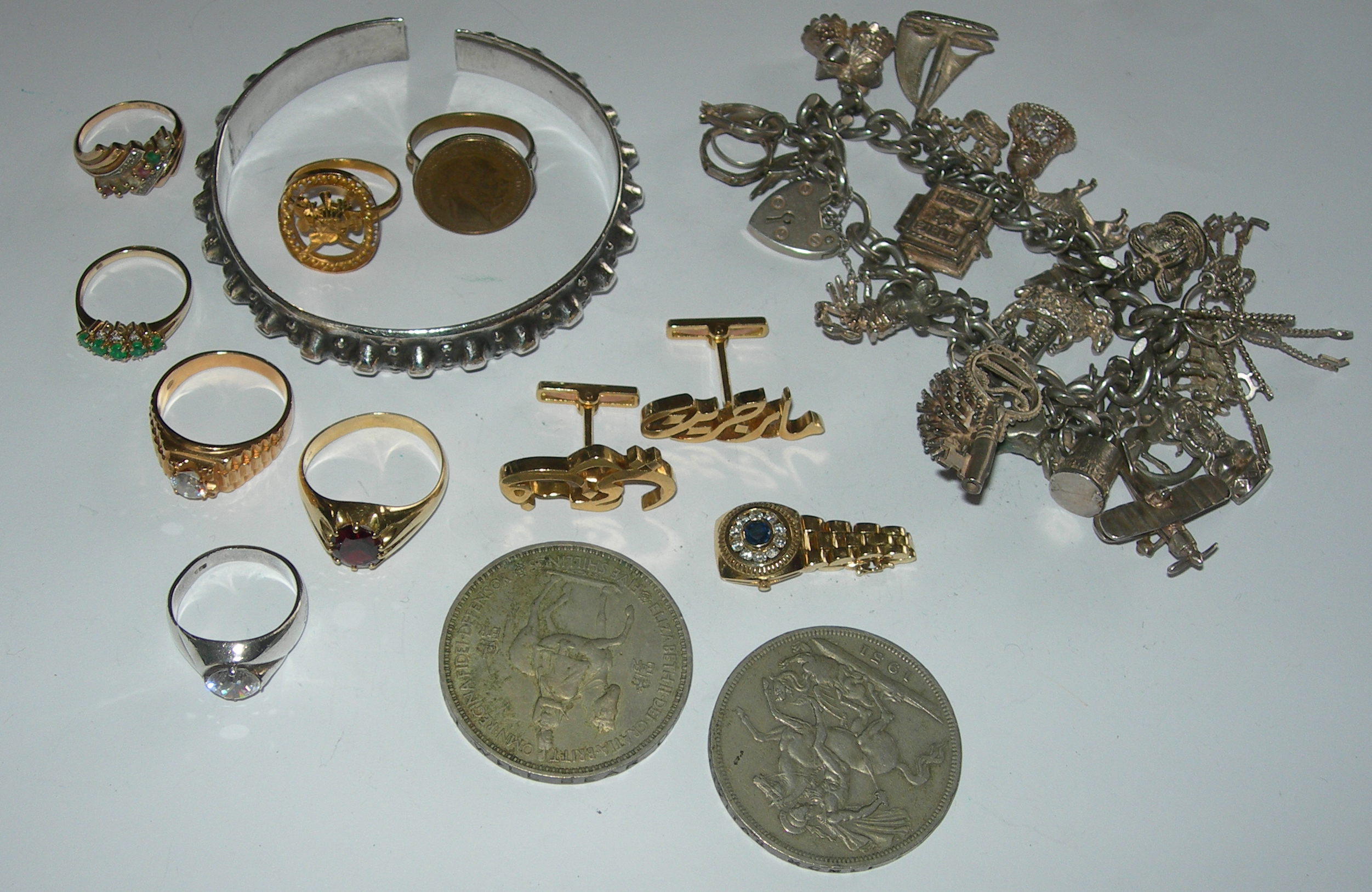 A collection of items,