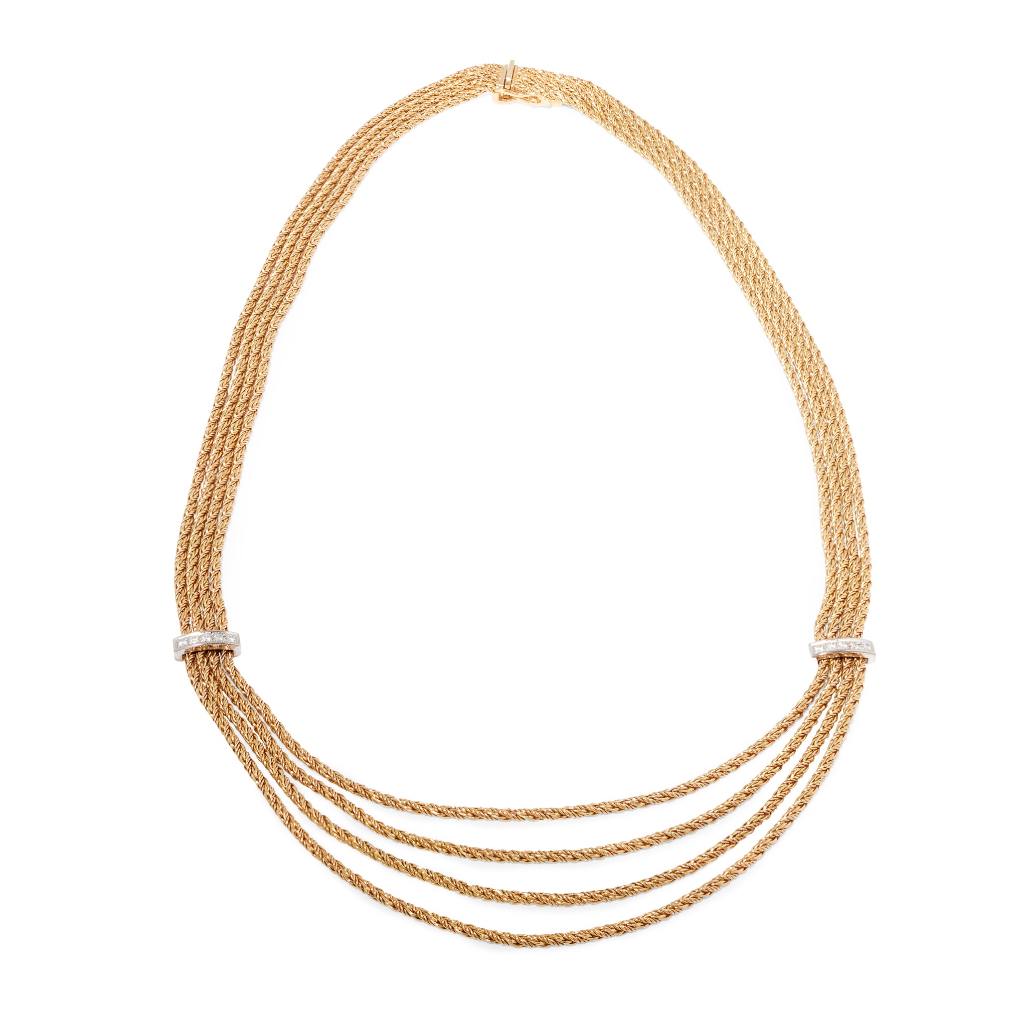 Tiffany & Co: A diamond-set necklace