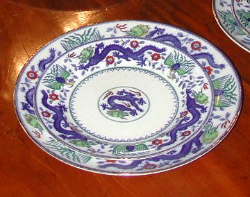 A comprehensive 'Chinese Dragon and Bird' dinner service