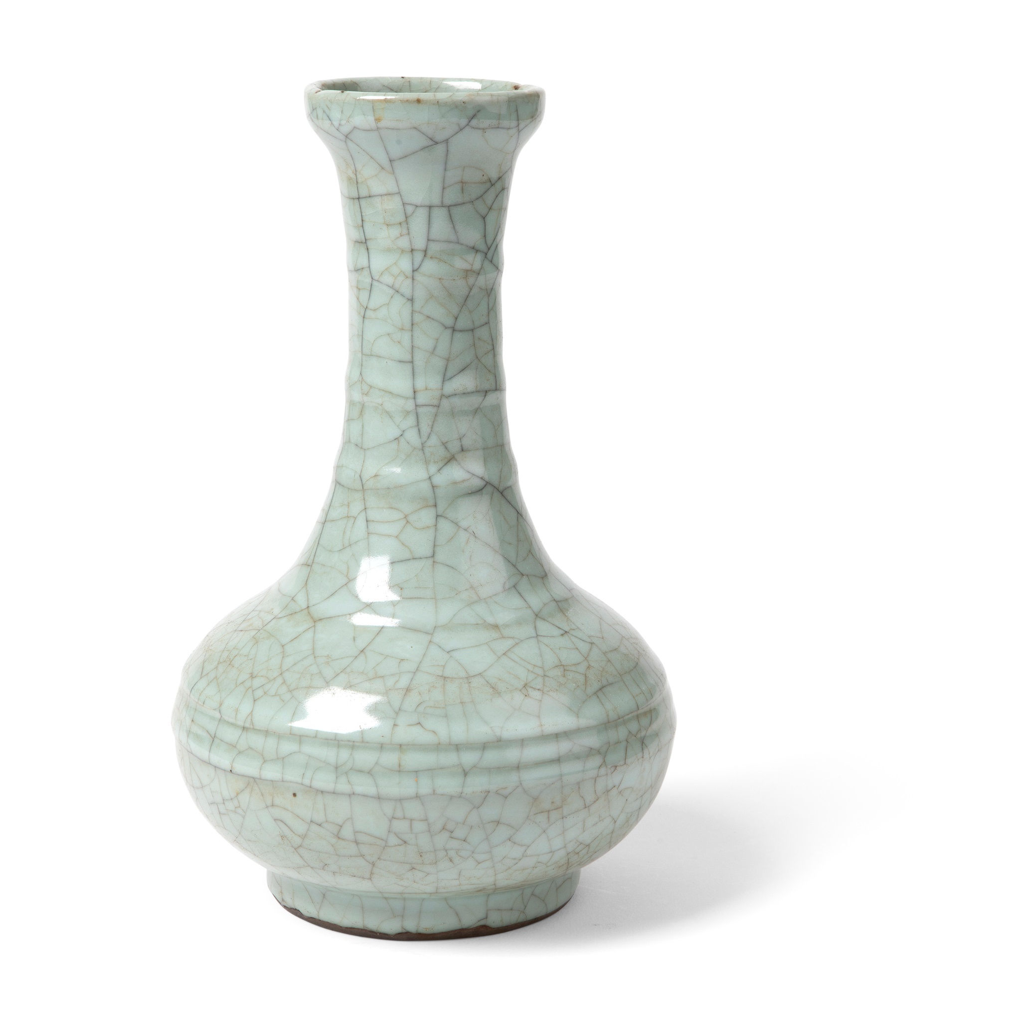 GUAN-TYPE CELADON LONG NECK VASE