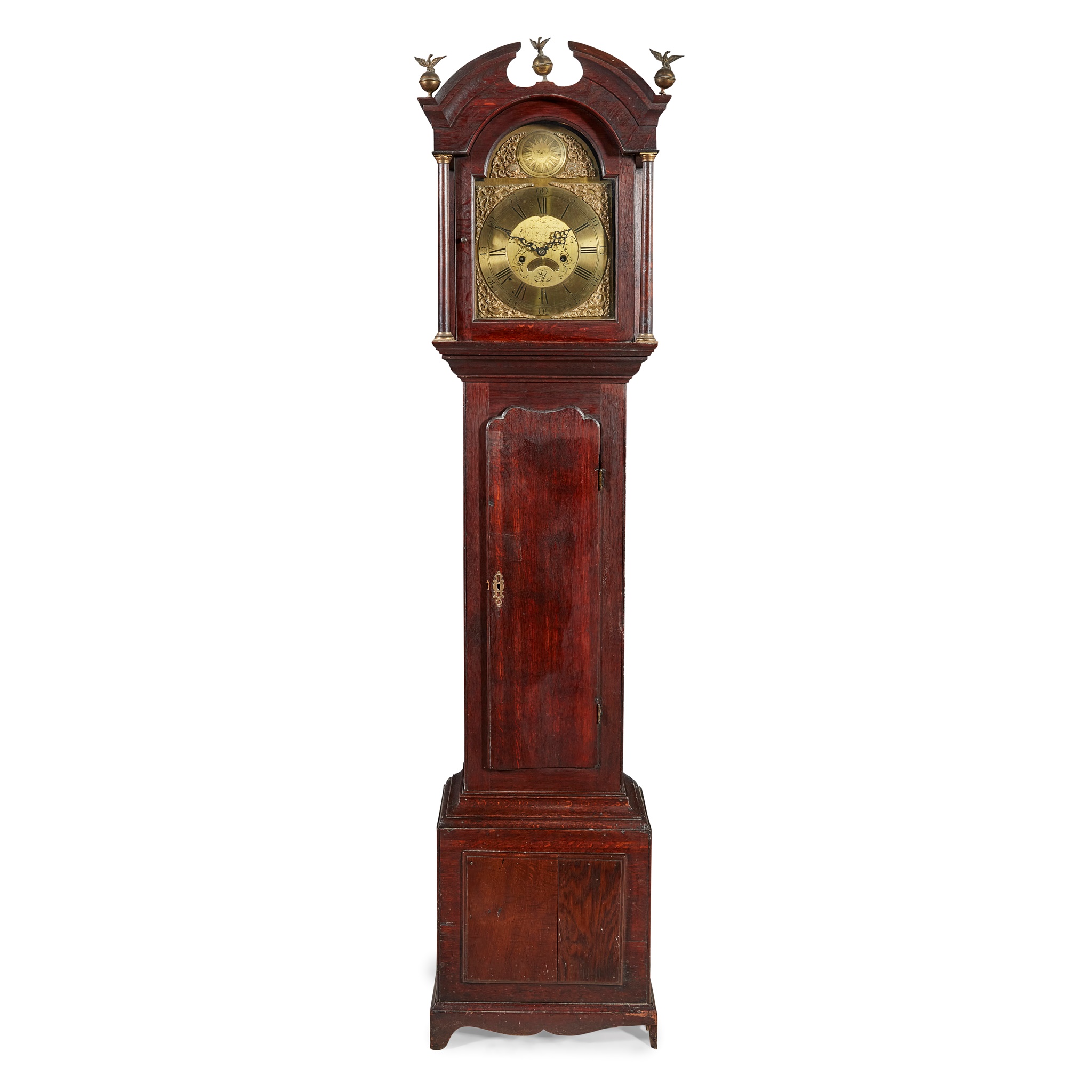 GEORGE III OAK LONGCASE CLOCK BY SAMUEL BURTON, MORLEY