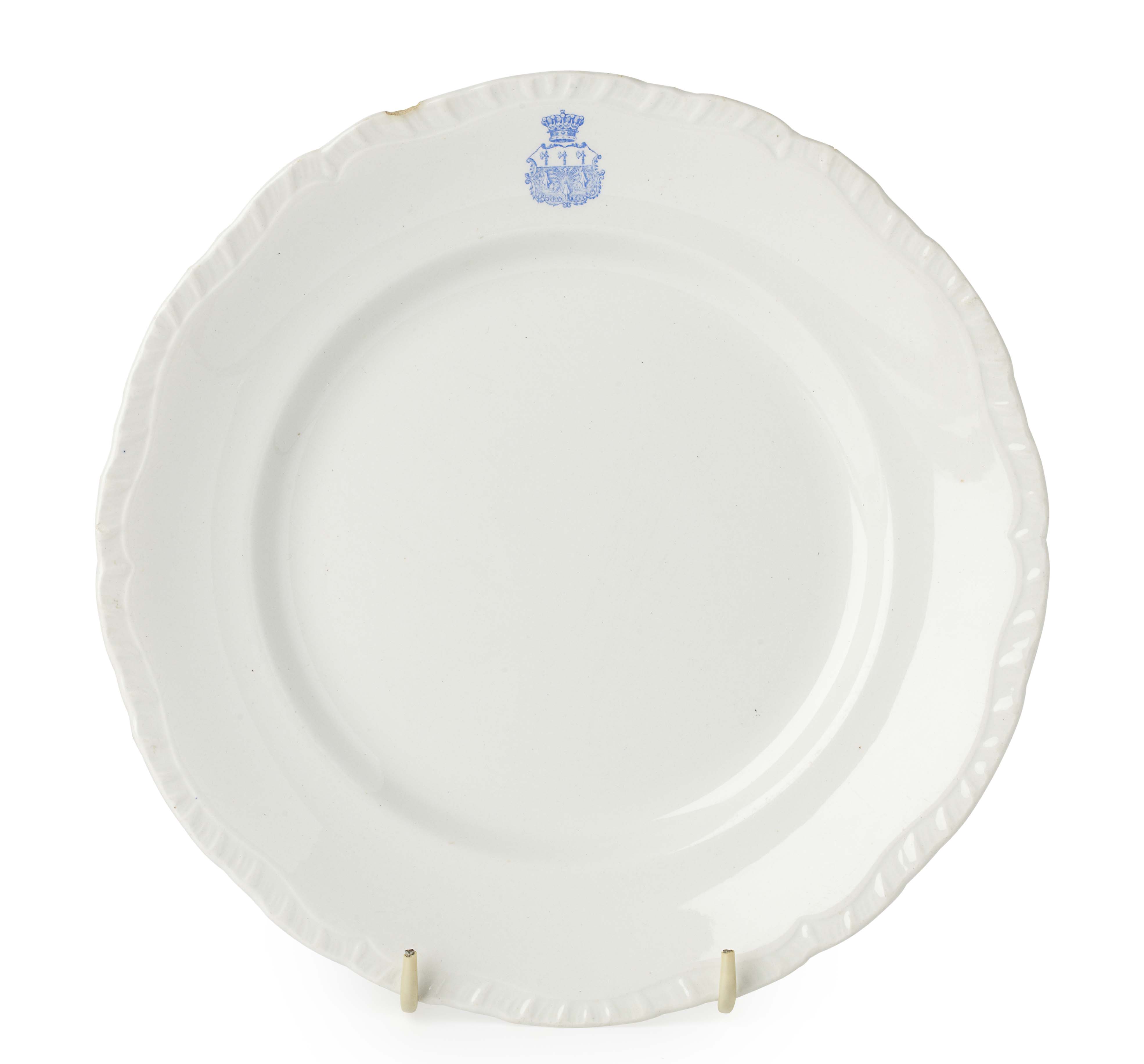 EXTENSIVE BOOTHS ROYAL SEMI PORCELAIN DINNER SERVICE