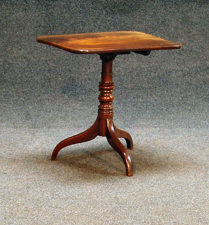 A 19th century mahogany pedestal table,