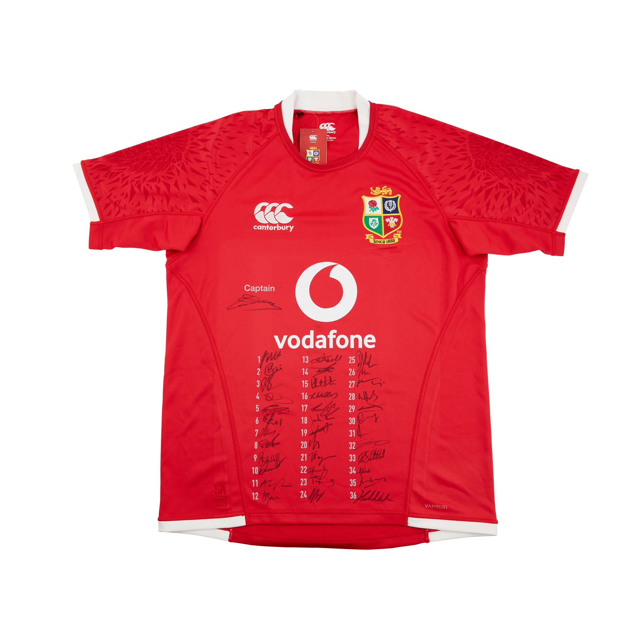 2021 TOUR: BRITISH & IRISH LIONS SIGNED RUGBY SHIRT