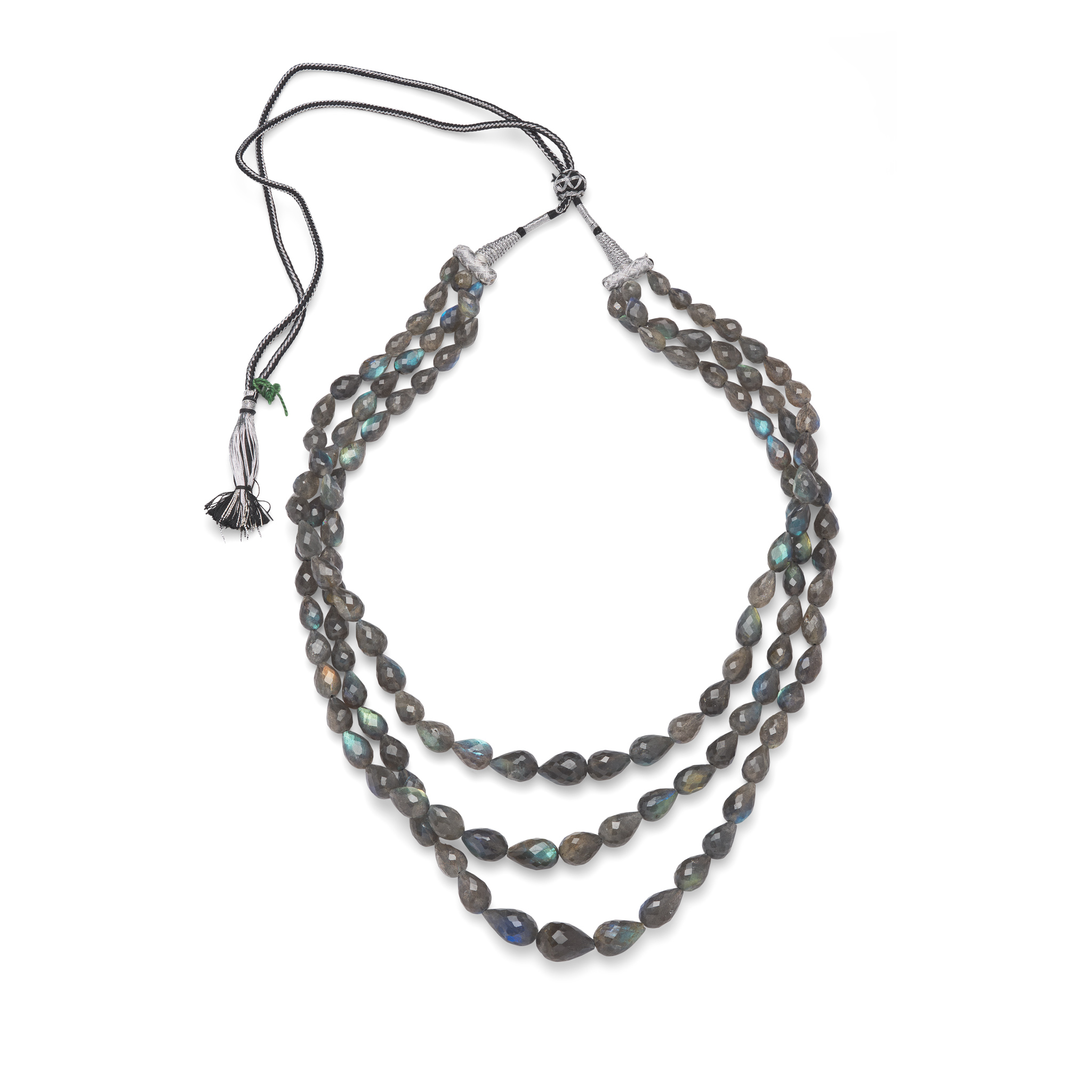 A collection of Indian gem-set necklaces