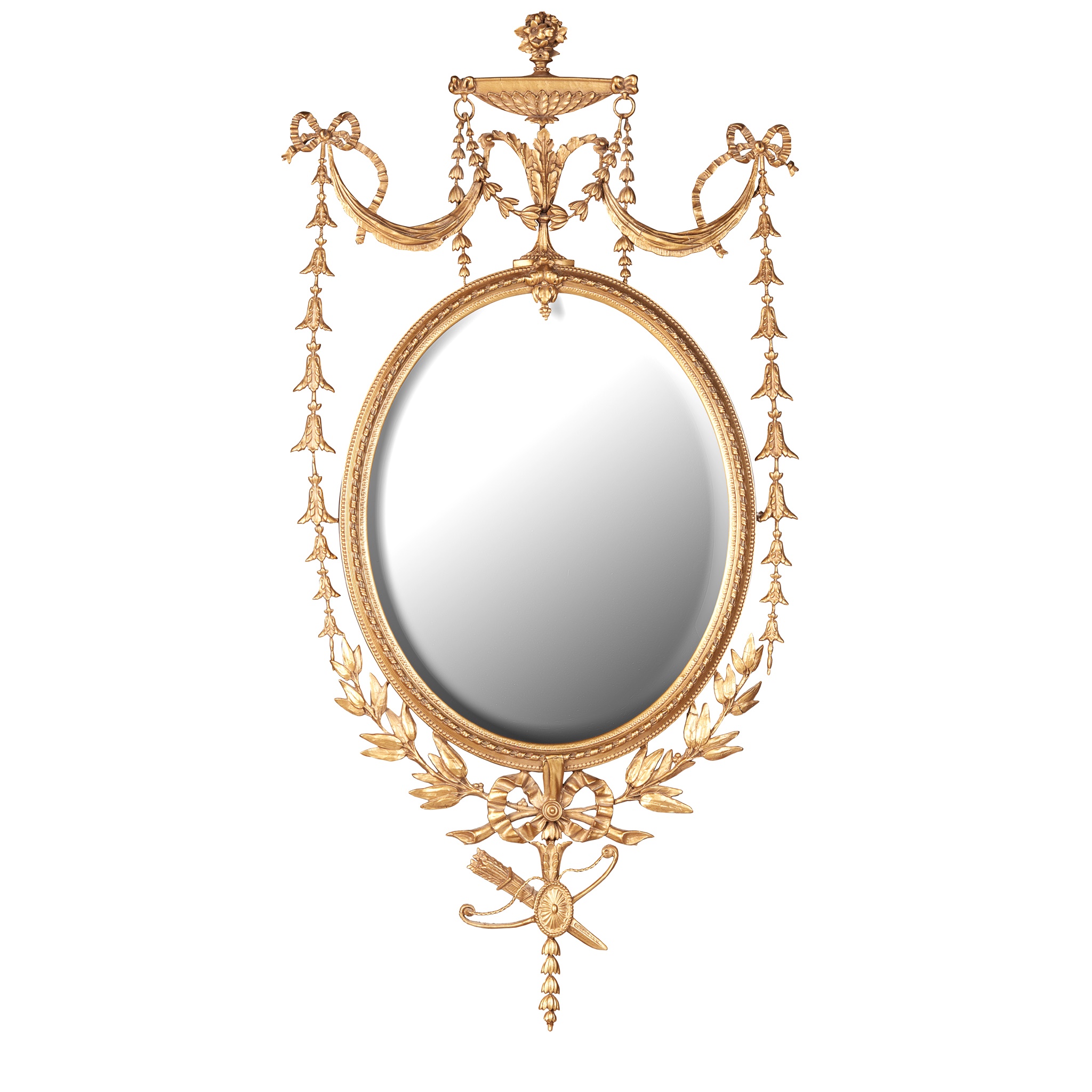 GEORGIAN STYLE GILTWOOD MIRROR