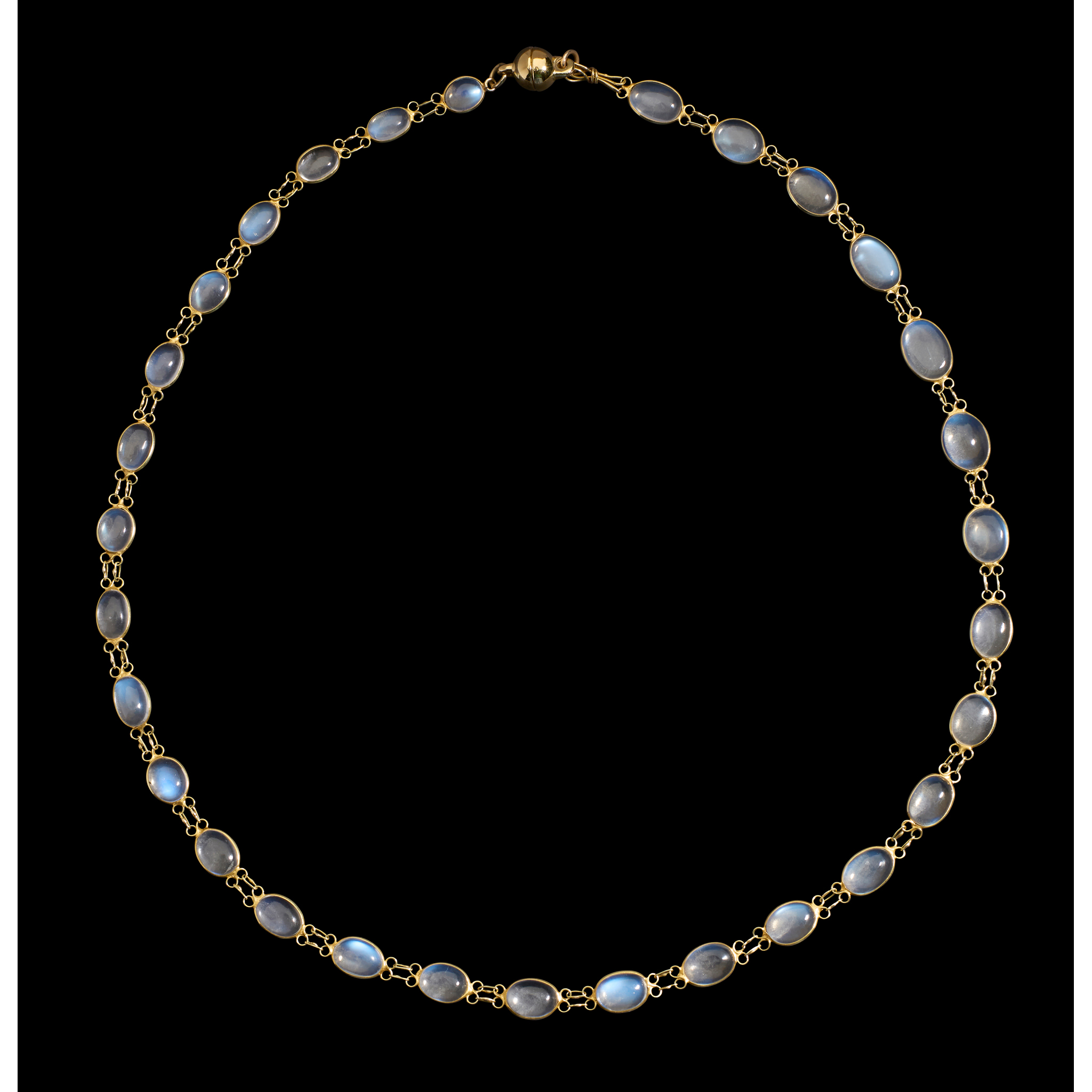 A moonstone necklace