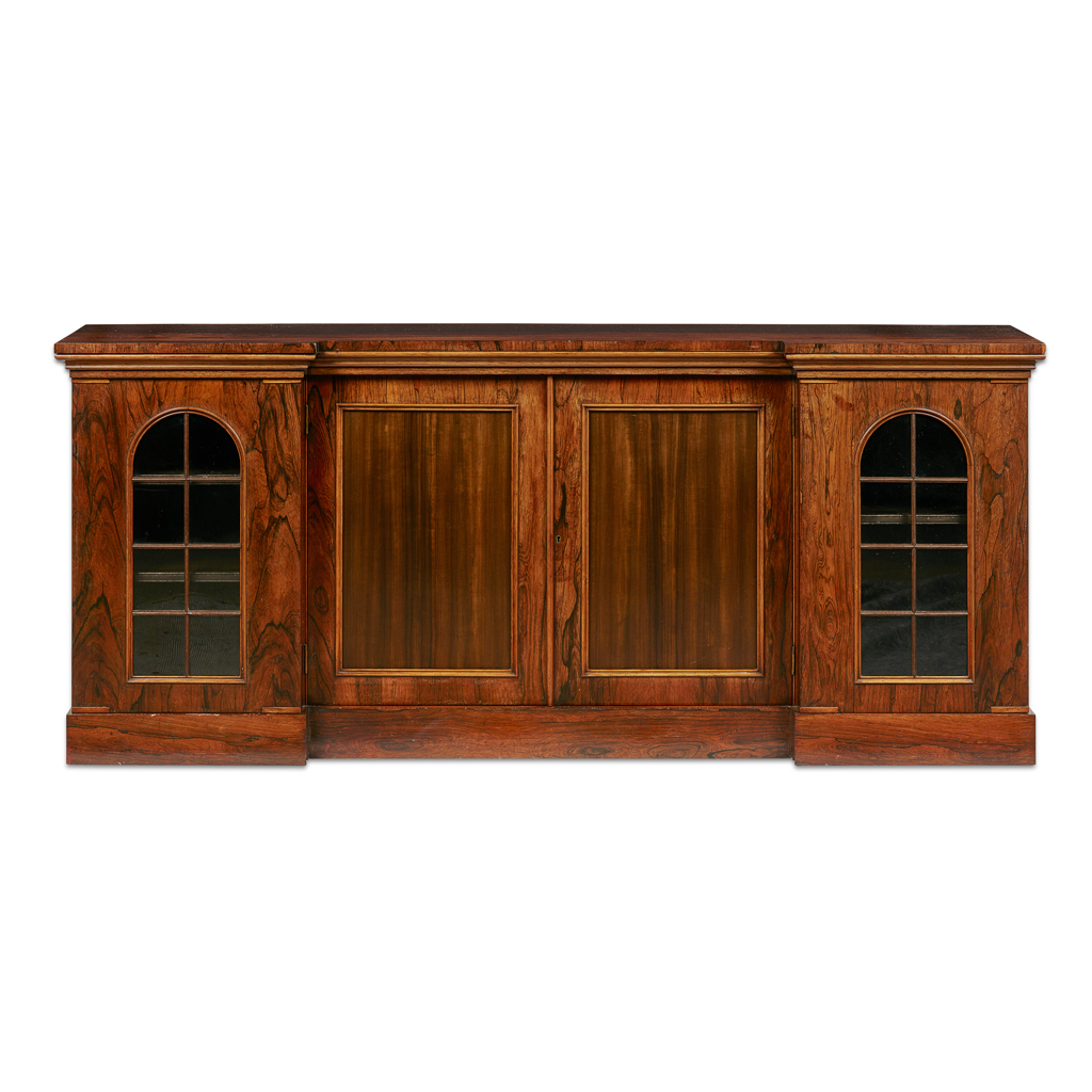 VICTORIAN ROSEWOOD SIDE CABINET