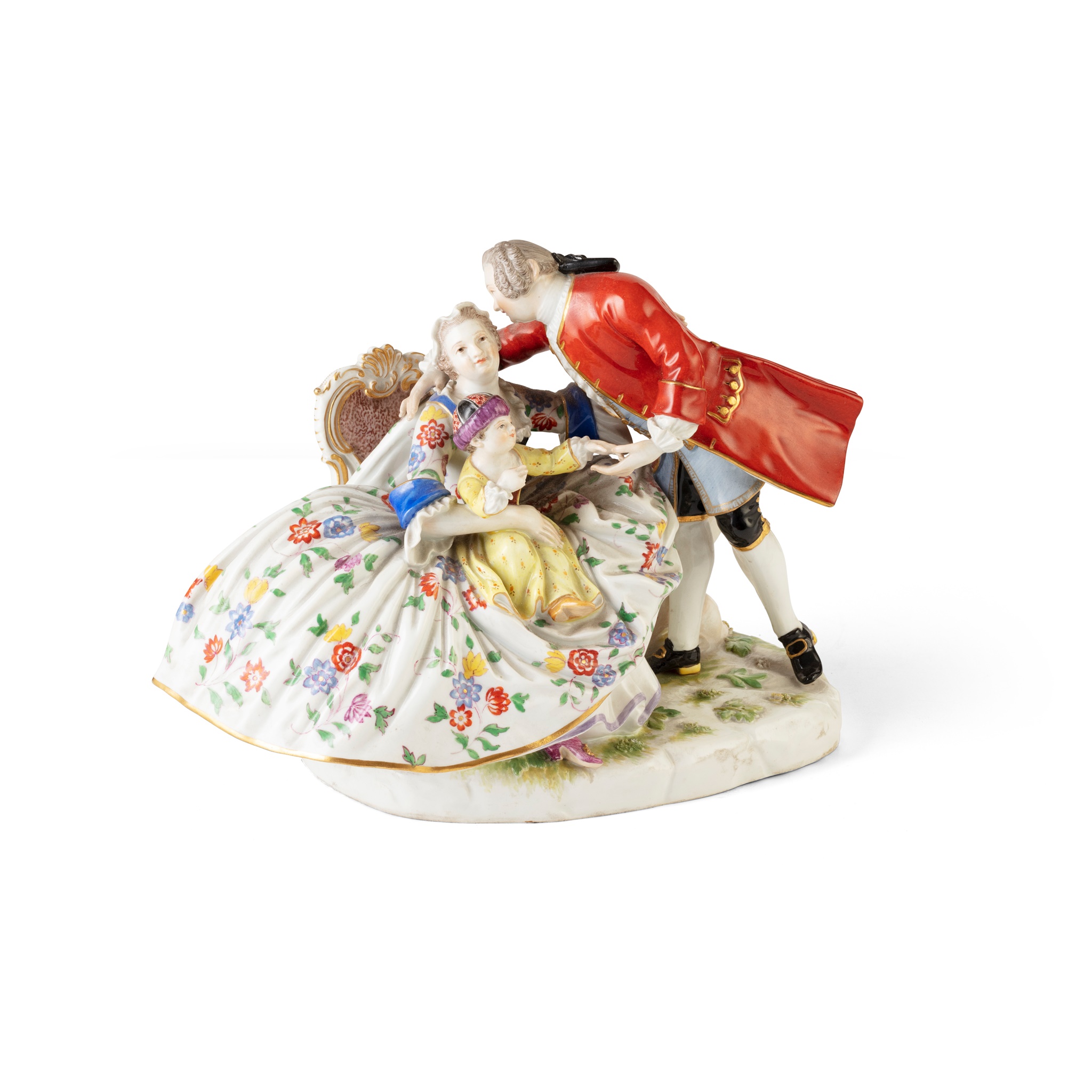 MEISSEN FIGURE GROUP, 'THE LUCKY FAMILY'