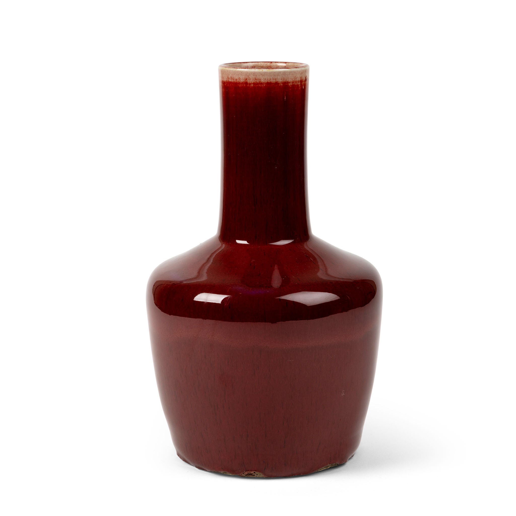 RED-GLAZED VASE