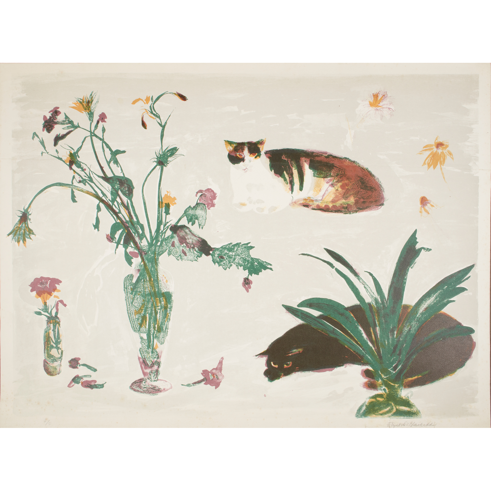 DAME ELIZABETH BLACKADDER O.B.E., R.A., R.S.A., R.S.W., R.G.I., D.Litt (SCOTTISH 1931-2021)