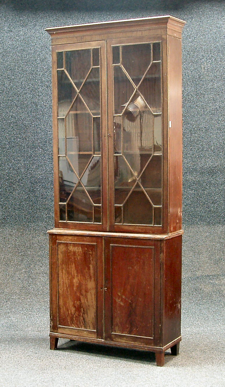 A George III style bookcase,