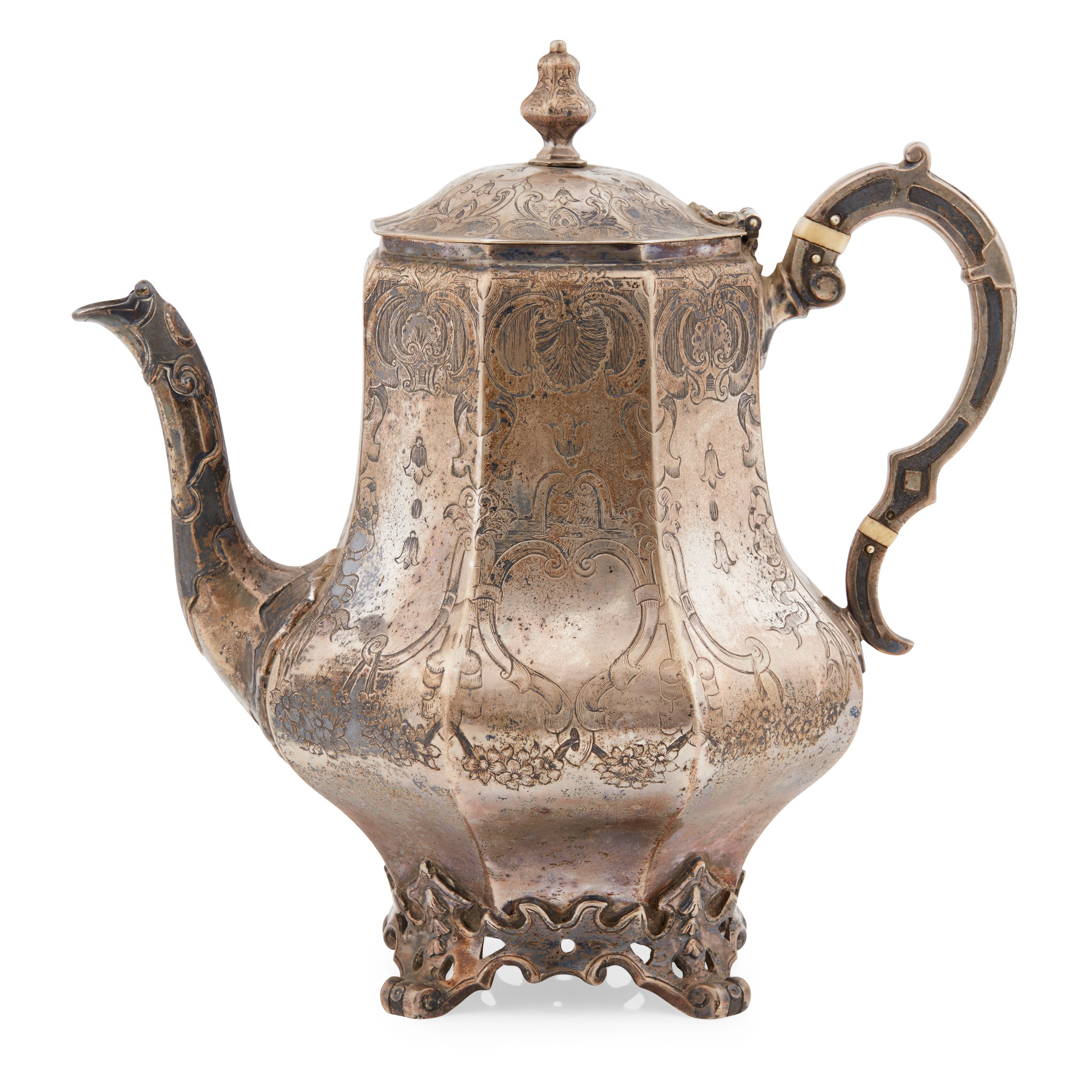 An early 19th century Indian Colonial coffee pot