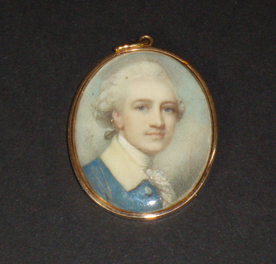 A late 18th century portrait miniature of a gentleman
