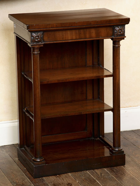 A 19th century French mahogany étagère