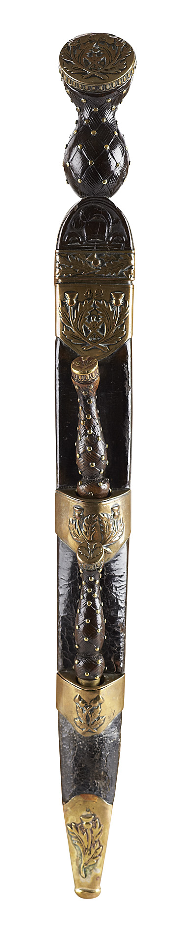 A late 18th century 42nd / Black Watch officers dirk