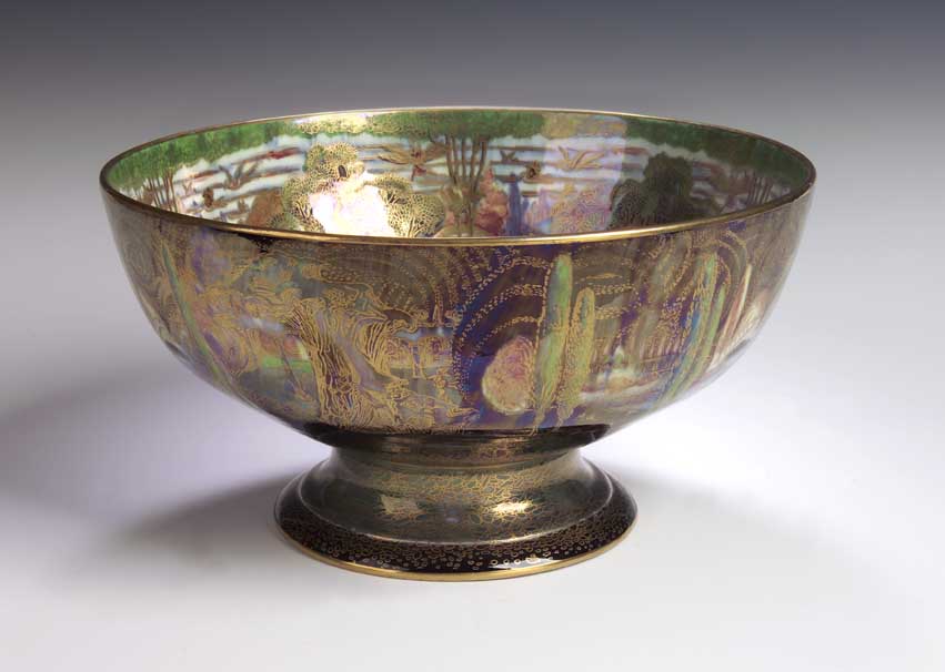 A Wedgwood 'Fairyland Lustre' footed bowl,