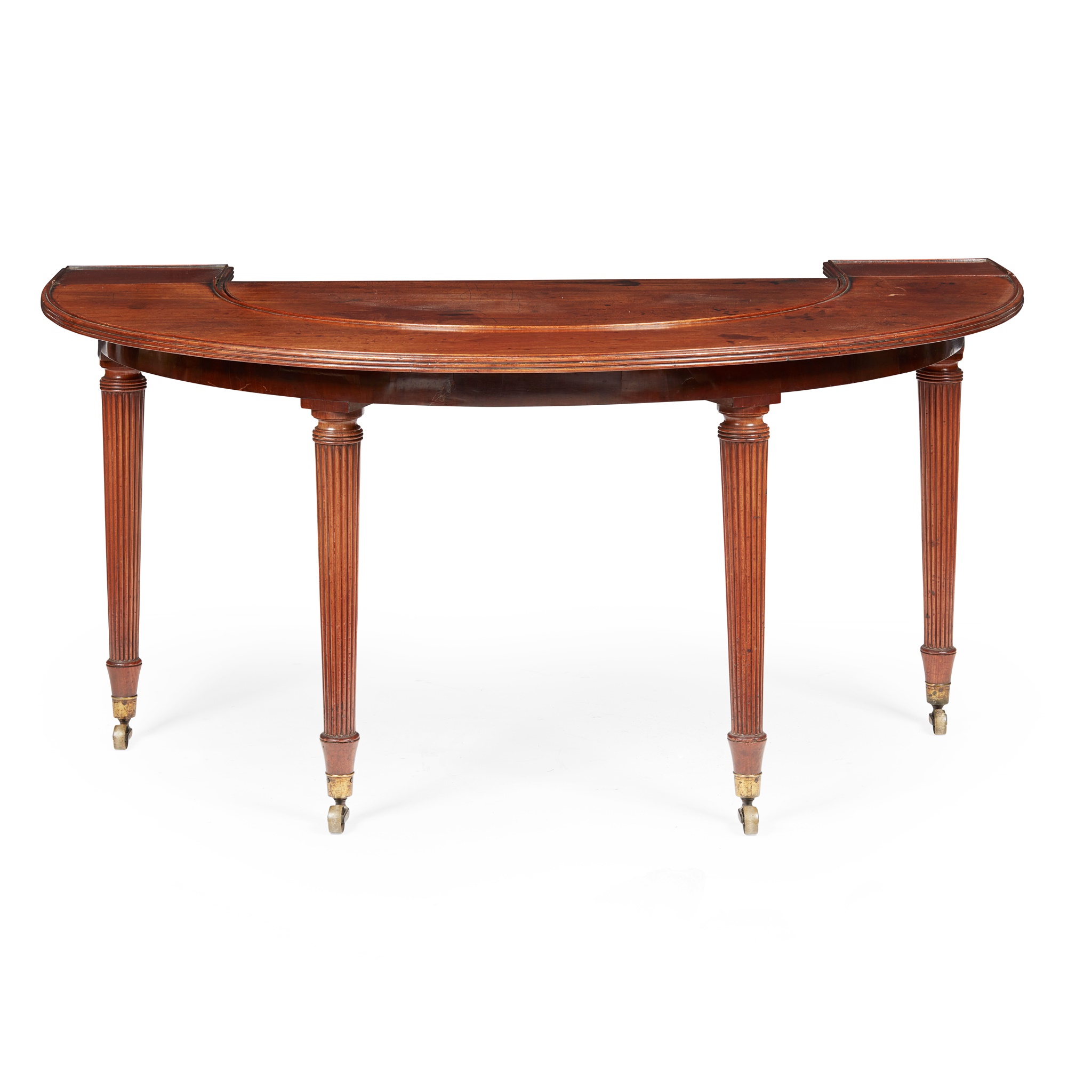 LATE GEORGE III MAHOGANY HUNT TABLE, IN THE MANNER OF GILLOWS