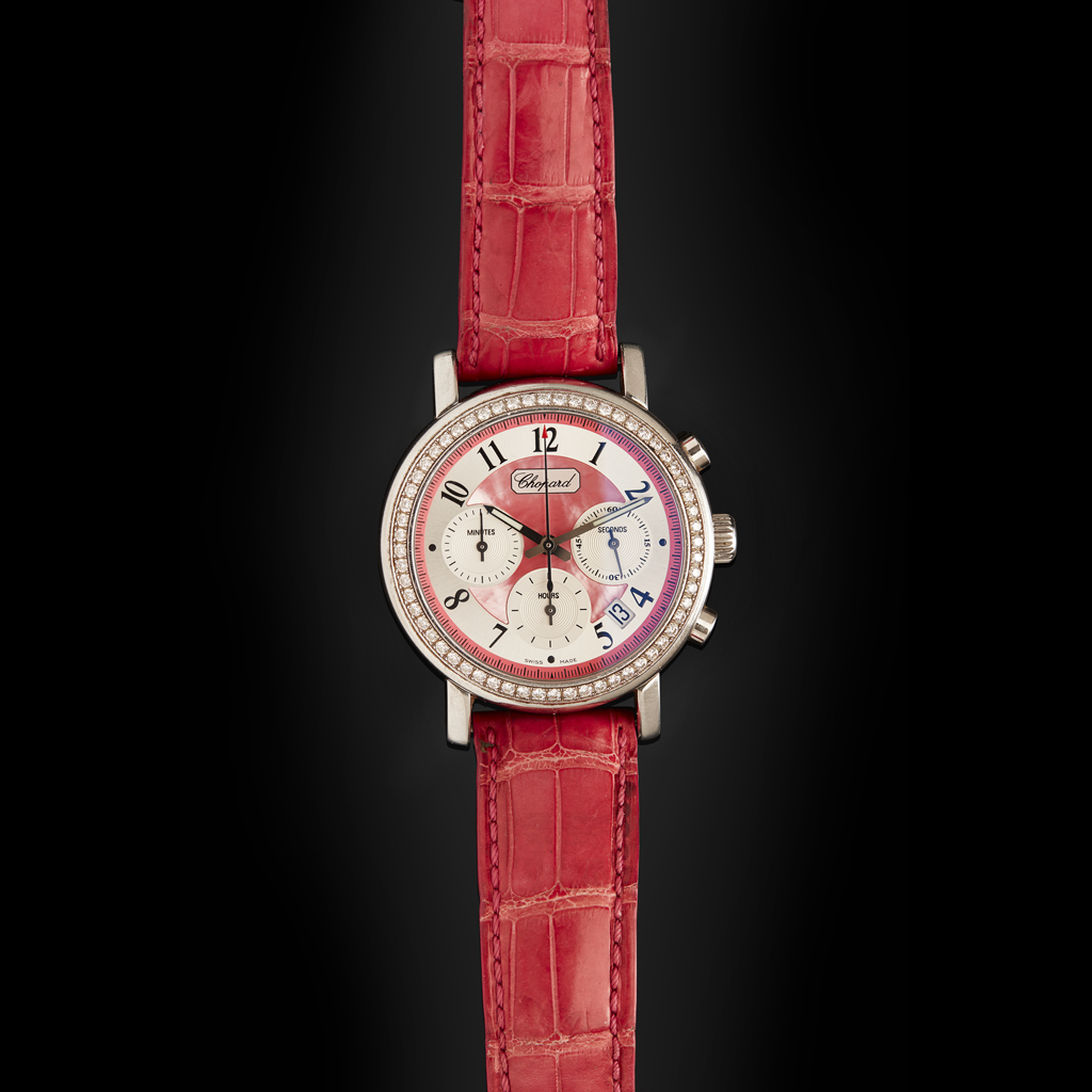 CHOPARD - A lady's diamond set 'Elton John' watch
