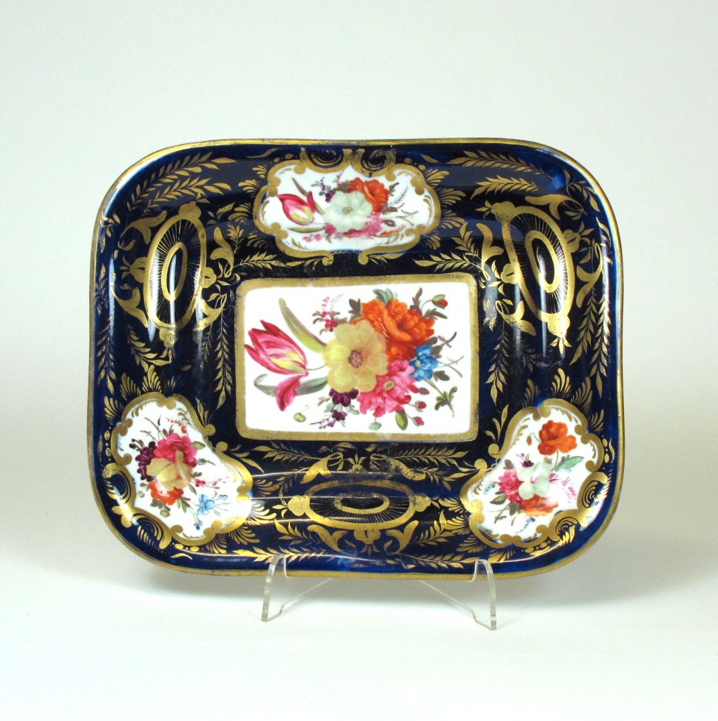 PAIR OF ENGLISH RECTANGULAR PLATES