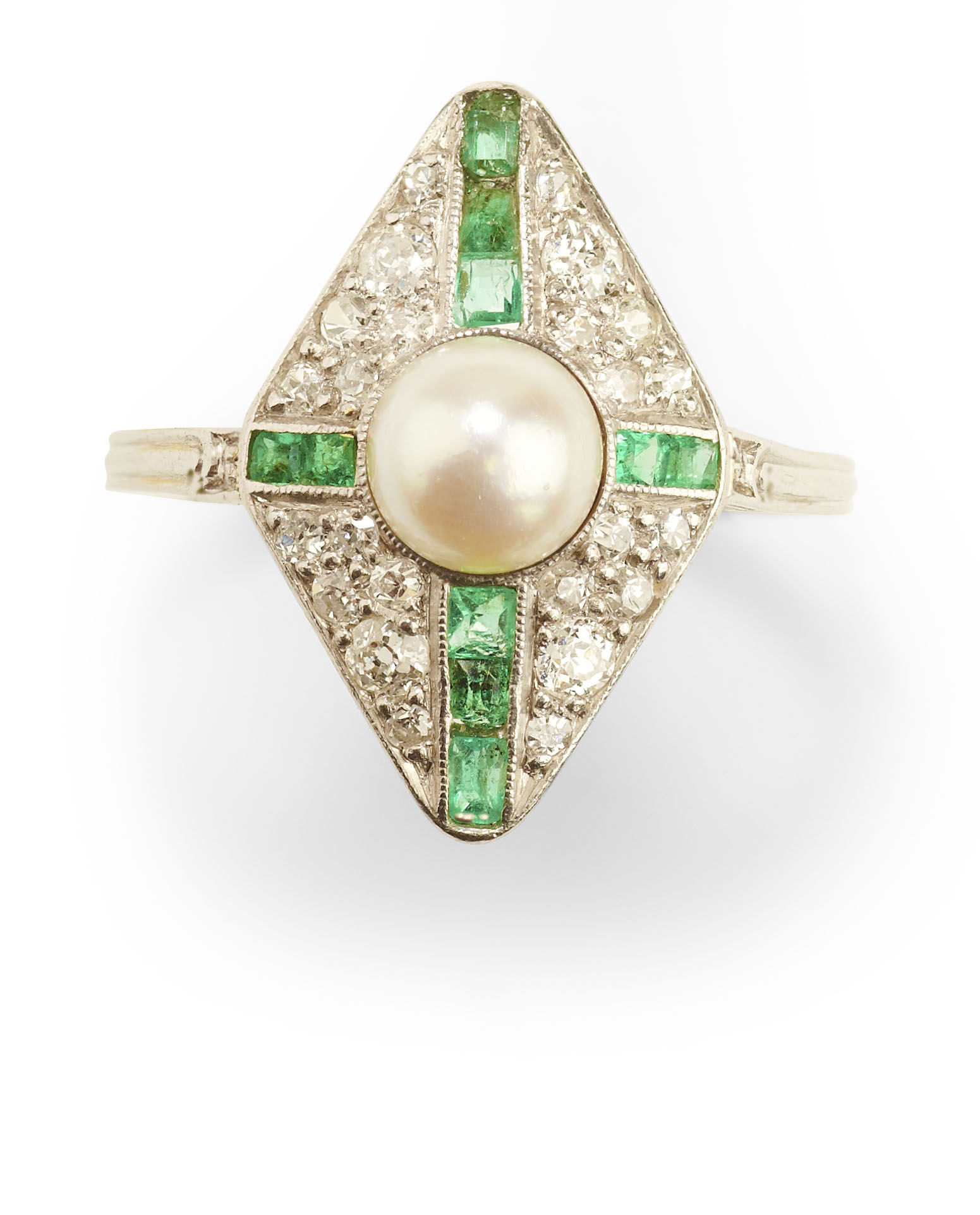 An early 20th century multi-gem set ring,