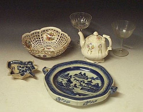 A large collection of ceramics and glassware,