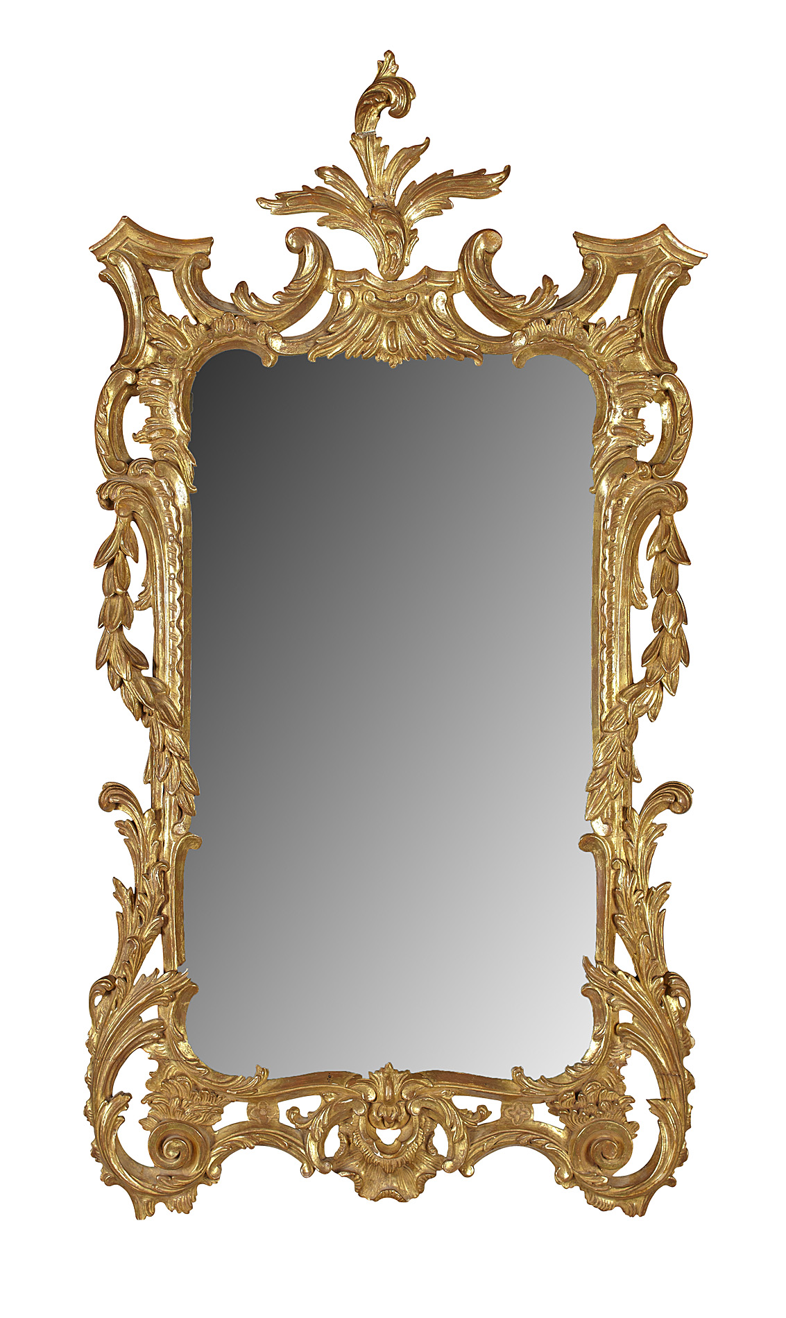 GEORGE III GILTWOOD MIRROR