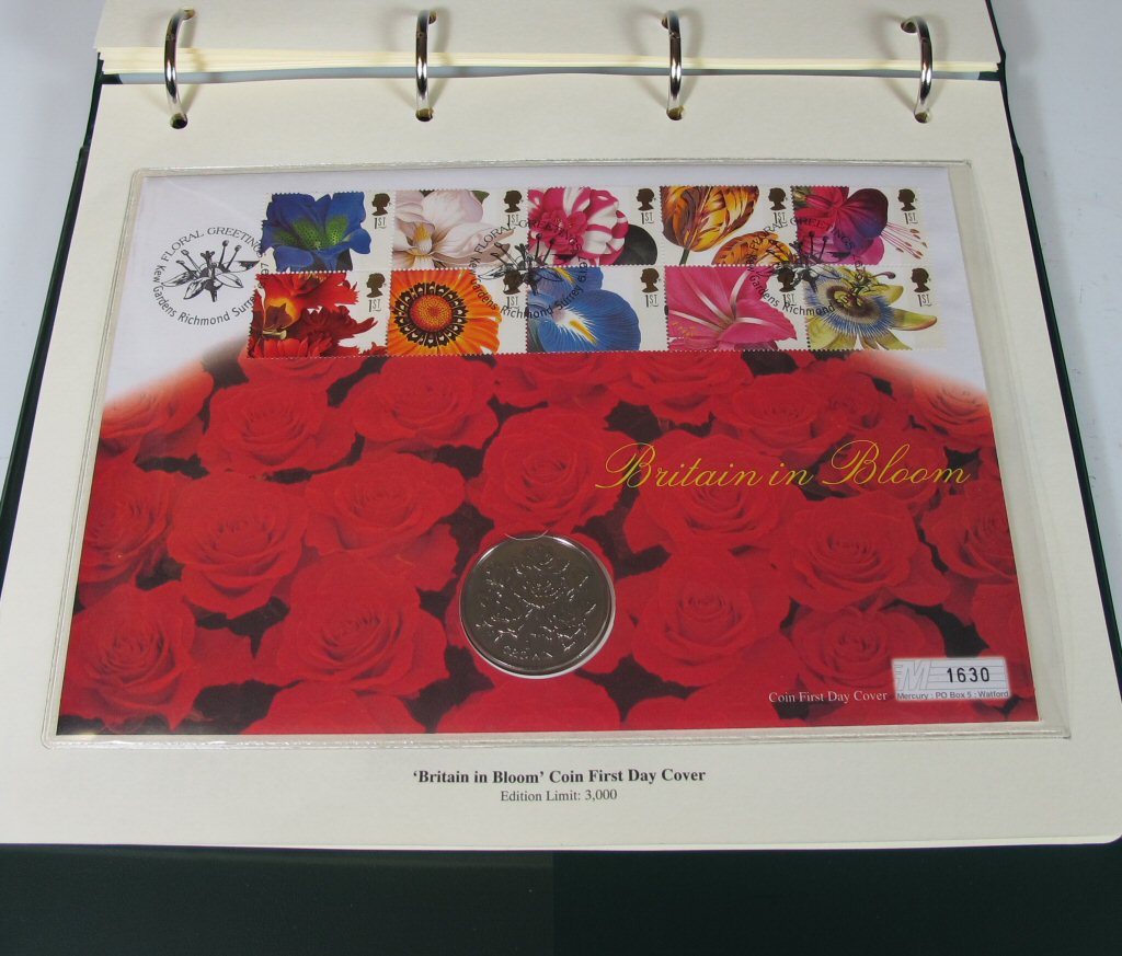 A collection of coins and medallic first day and presentation covers Viewing by appointment only