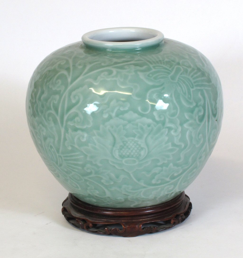 JAPANESE CELADON VASE