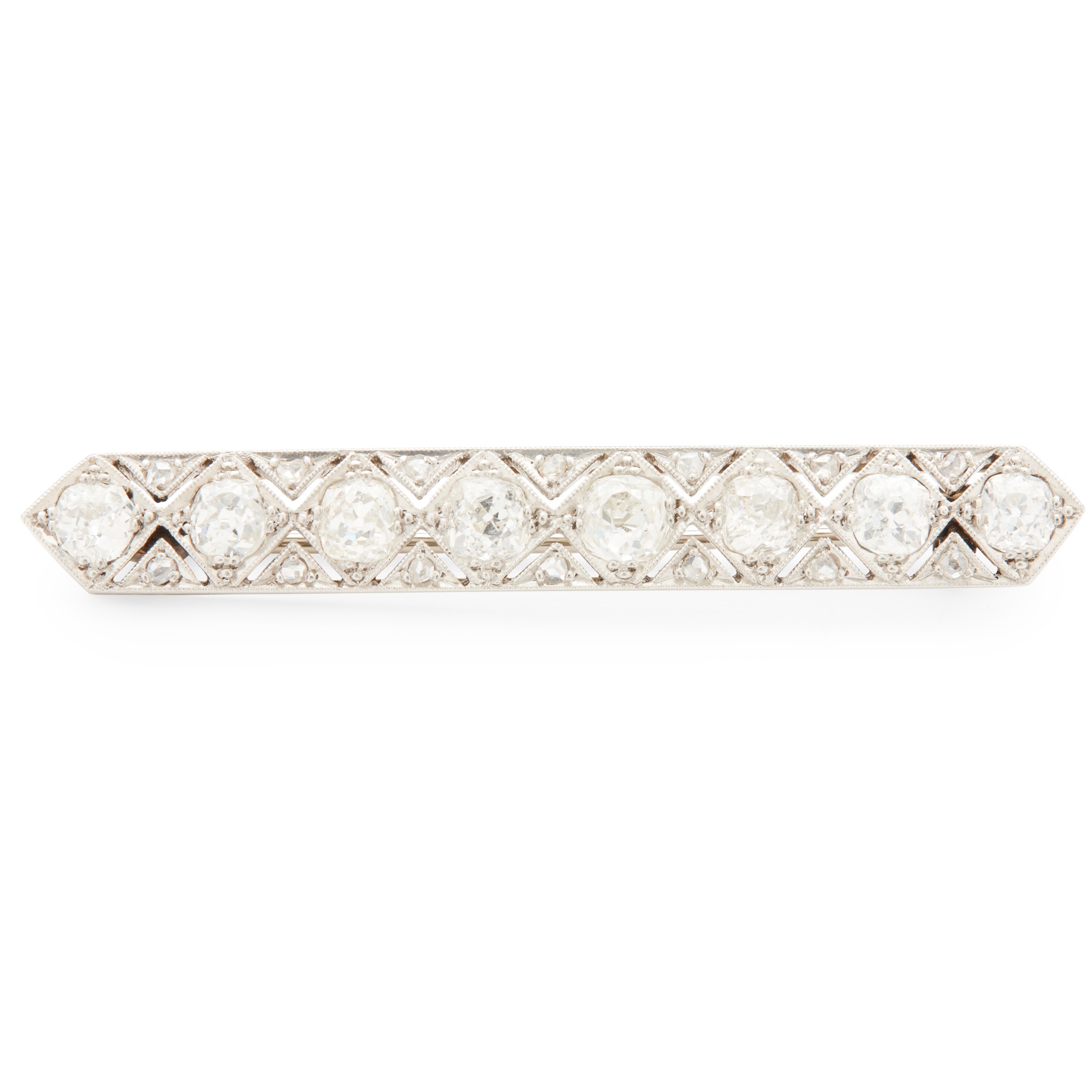 An early 20th century diamond brooch, circa 1910