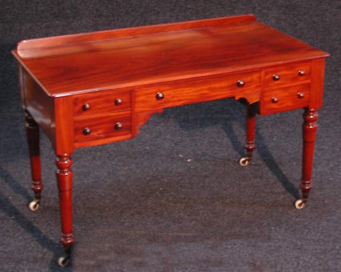 A mahogany dressing table,