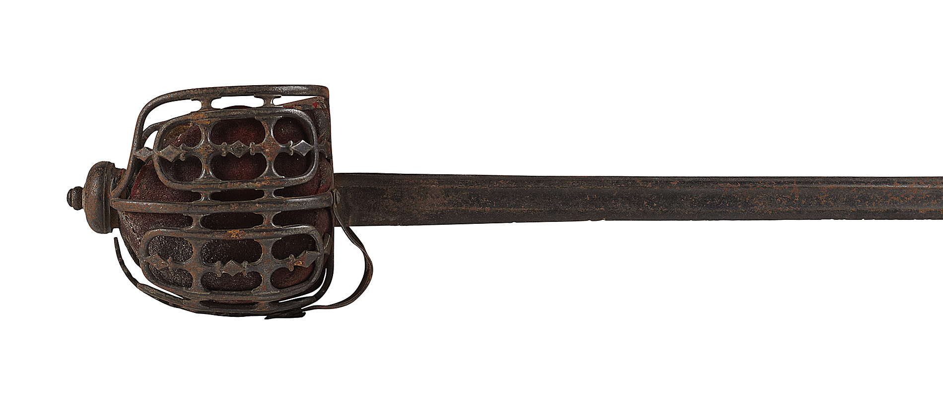 SCOTTISH BASKET HILTED HORSEMAN'S BACK SWORD