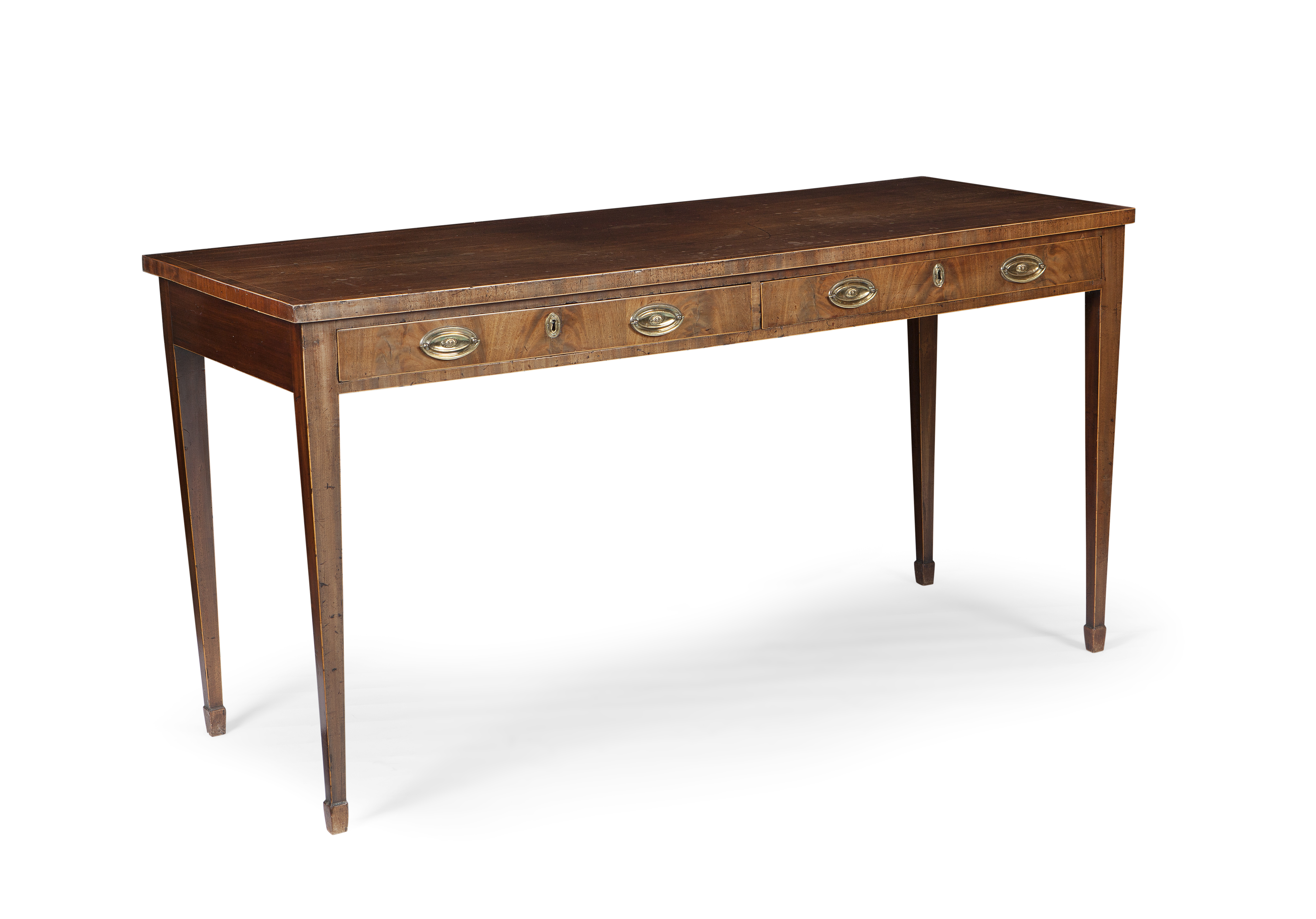 GEORGE III MAHOGANY SERVING TABLE