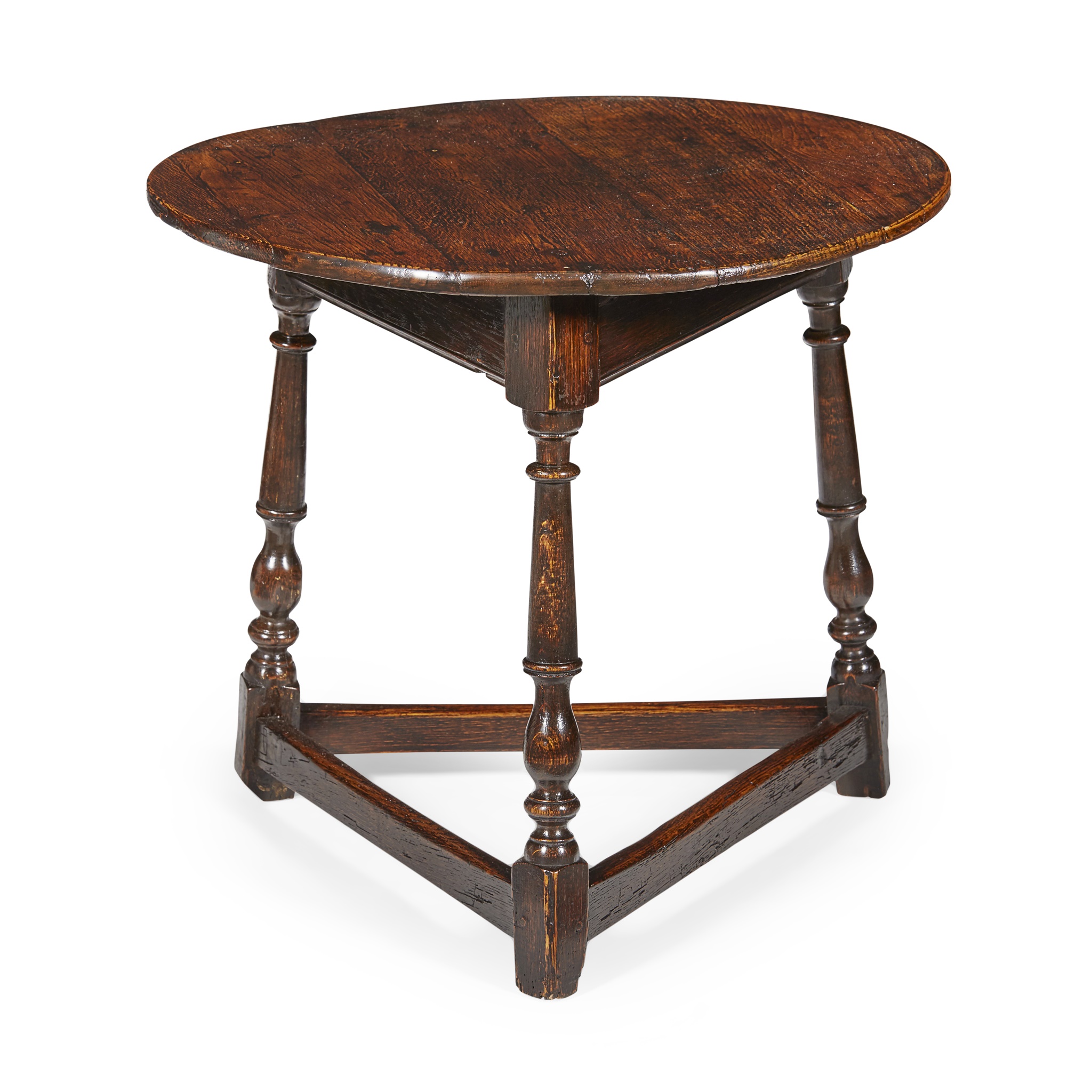 LATE GEORGIAN OAK CRICKET TABLE