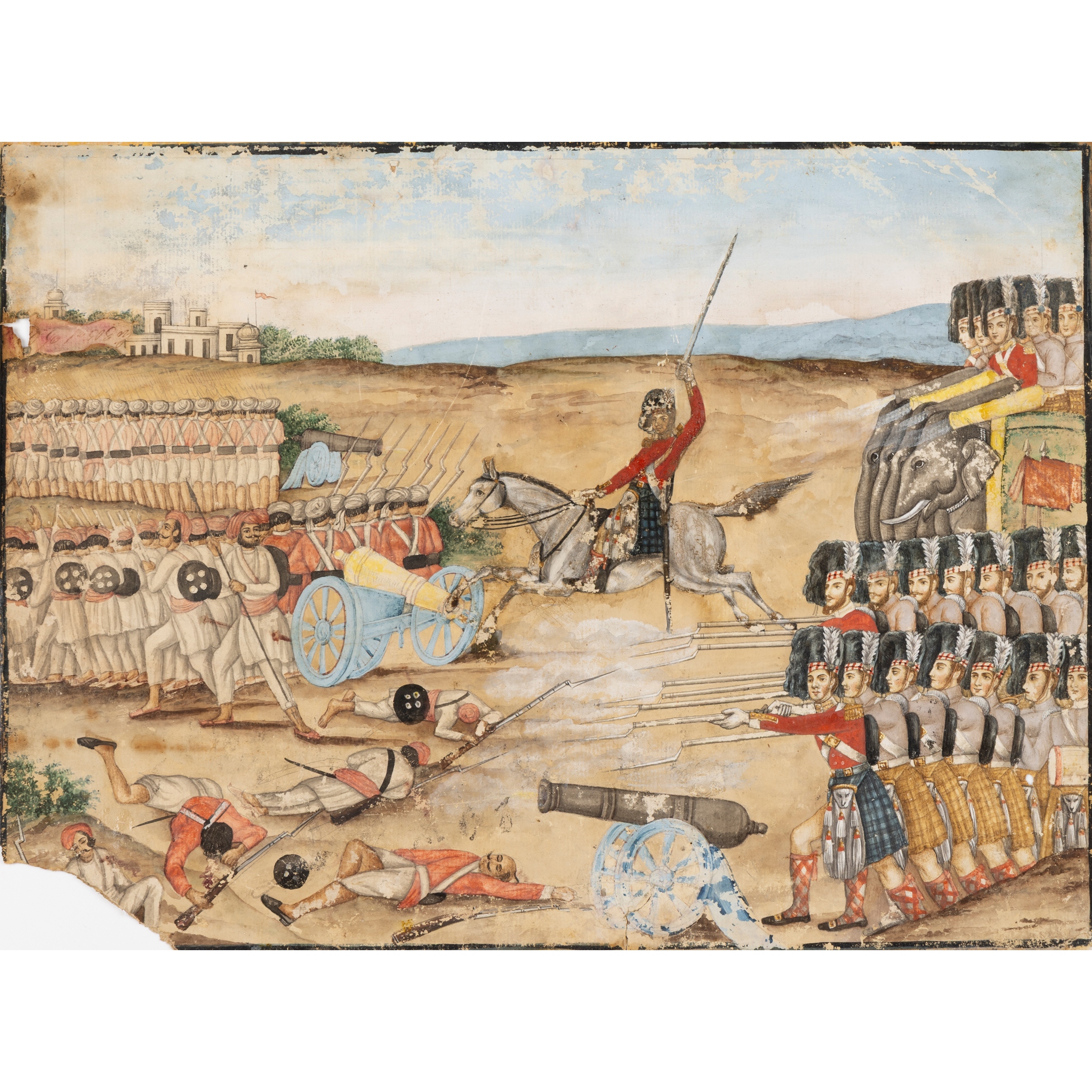 THE RETAKING OF LUCKNOW FROM THE INDIAN REBELLION LED BY SIR COLIN CAMPBELL