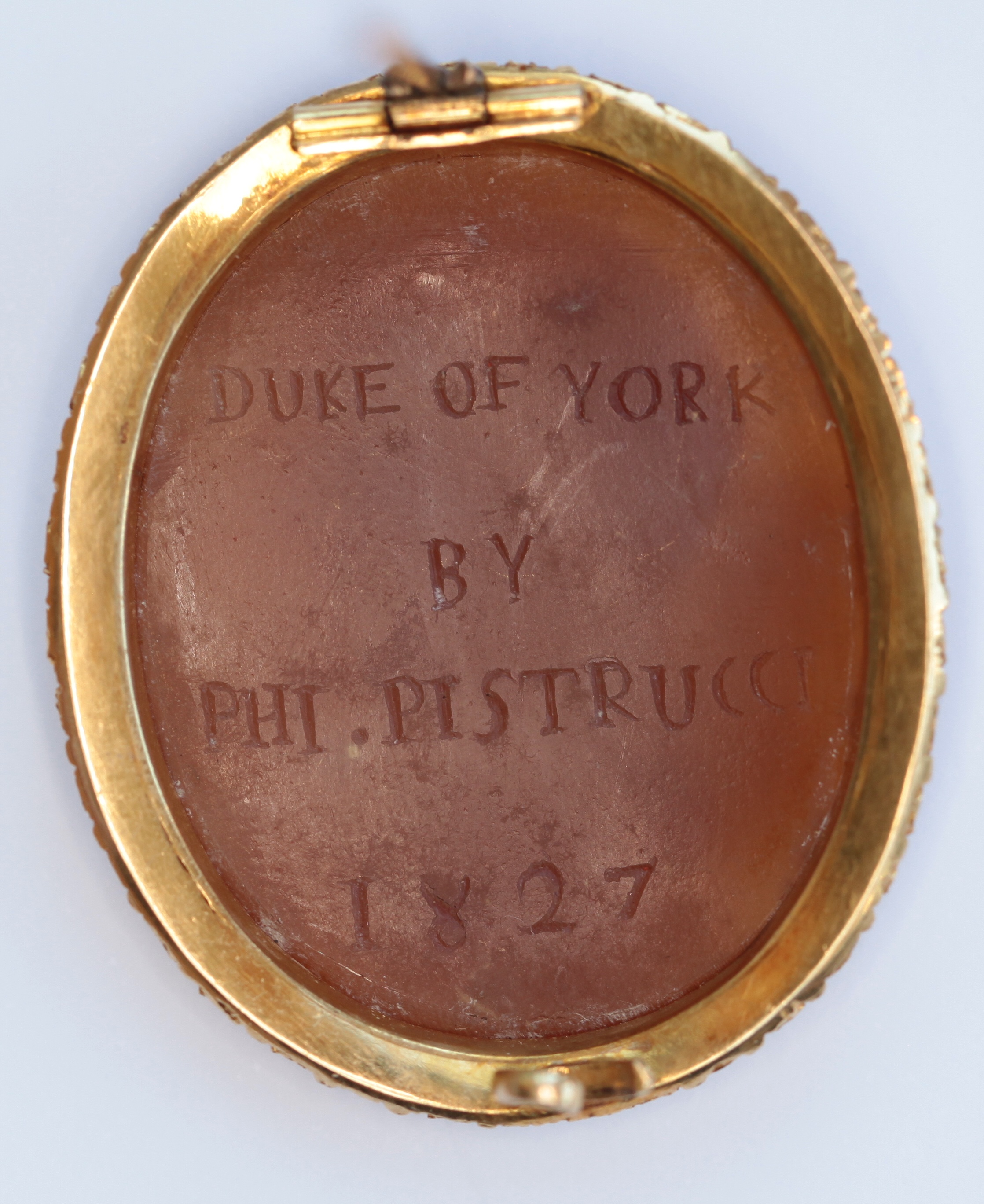 An early 19th century oval shell cameo brooch