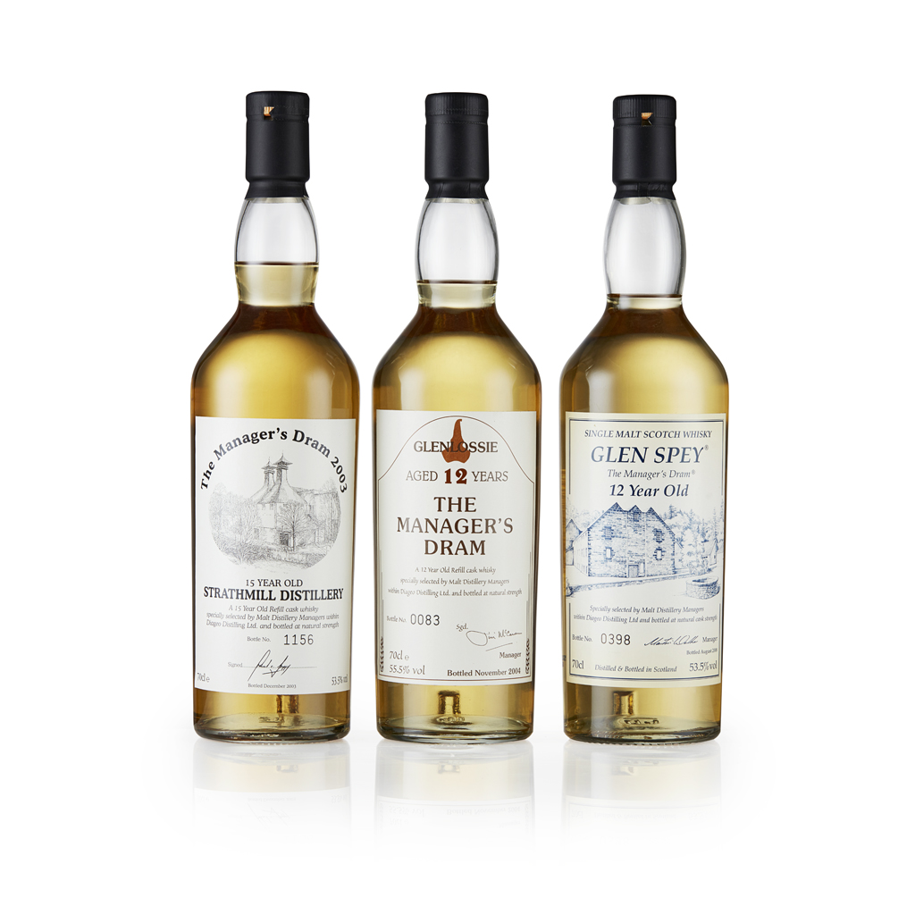 GLENLOSSIE 12 YEAR OLD - THE MANAGER'S DRAM