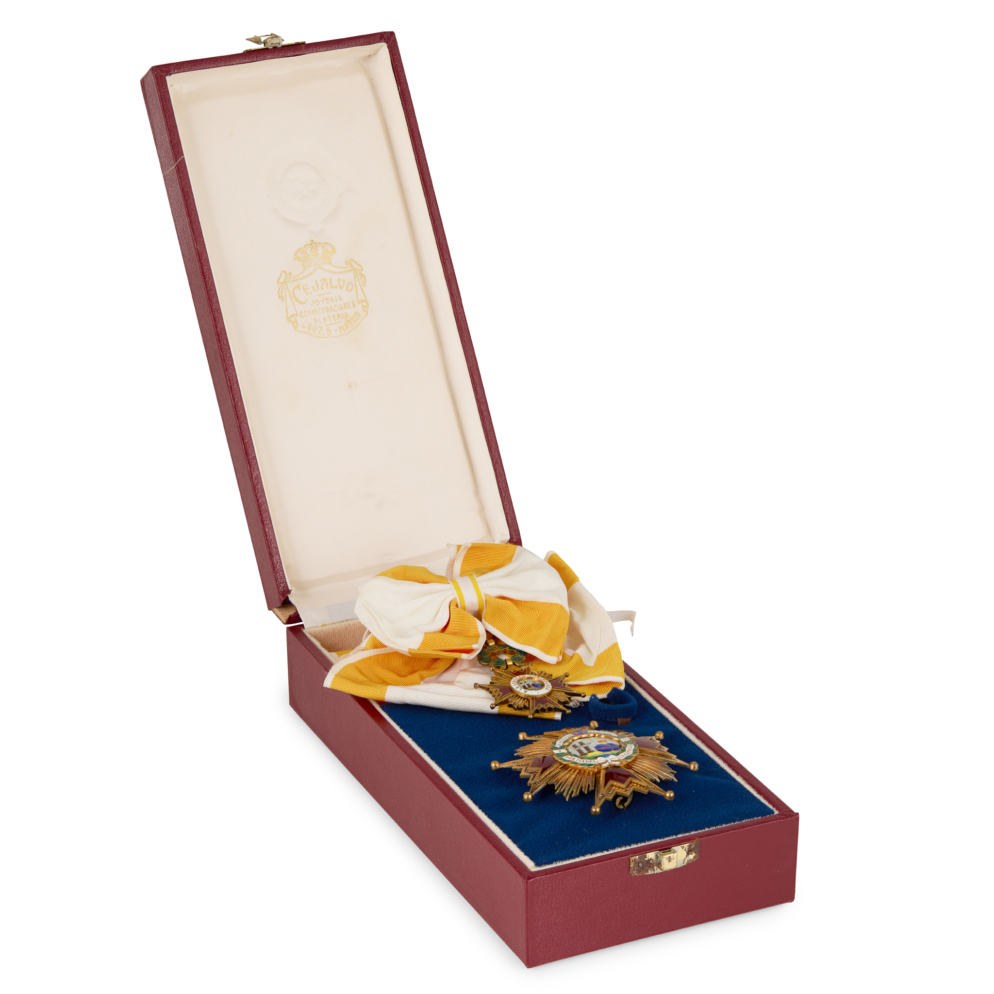 SPAIN – A CASED ROYAL ORDER OF ISABELLA THE CATHOLIC