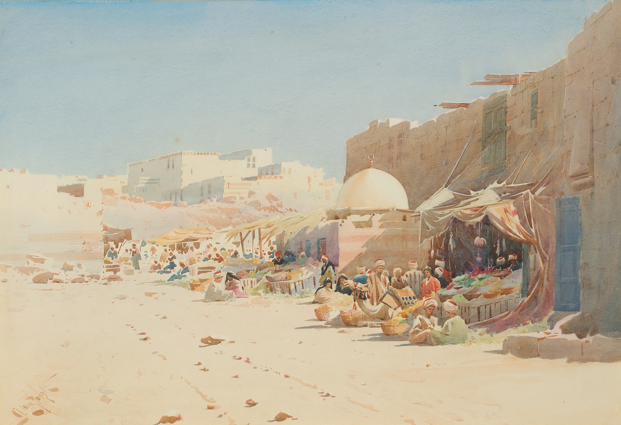 AUGUSTUS OSBORNE LAMPLOUGH A.R.A.,R.W.S. (BRITISH 1877-1930)