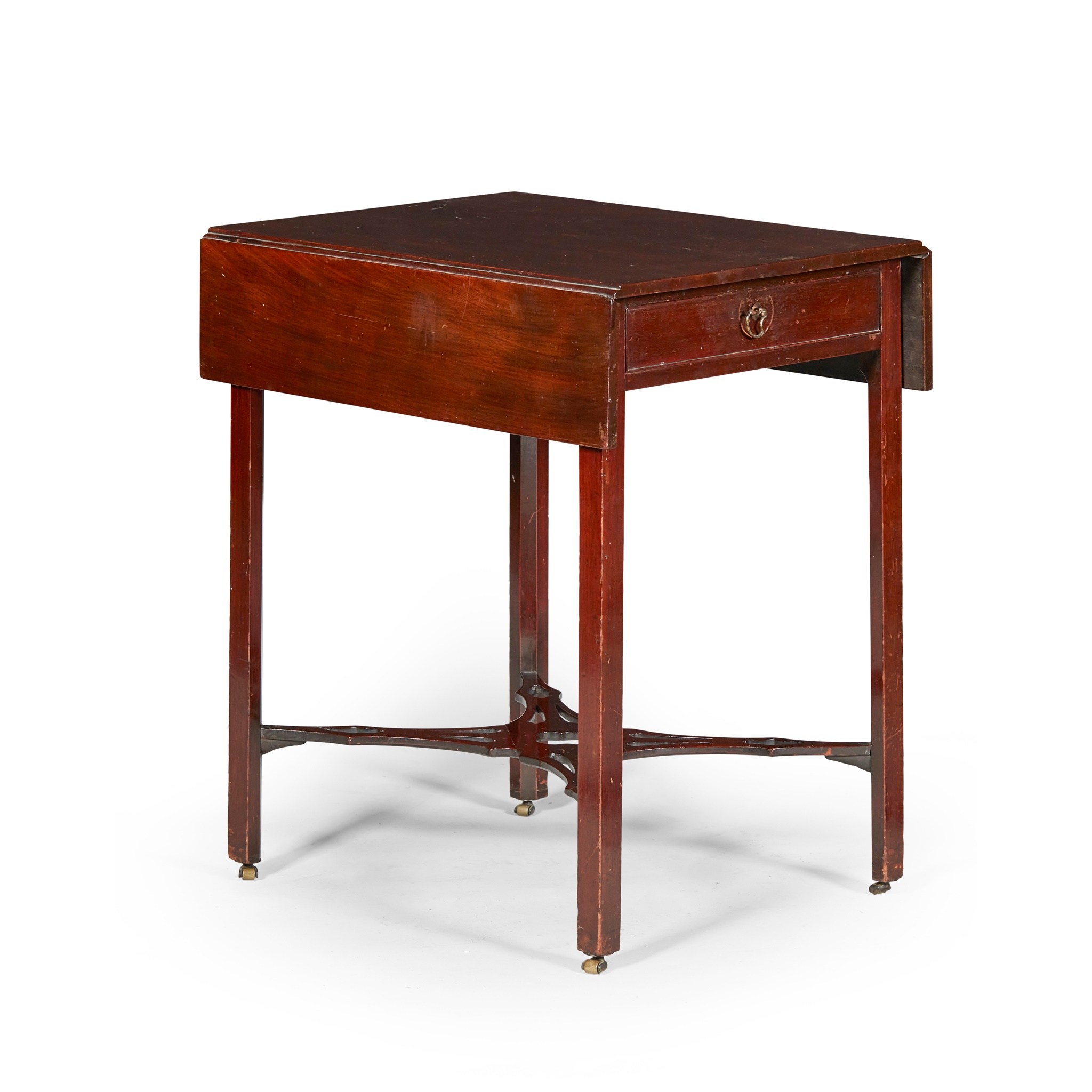 GEORGE III MAHOGANY DROP-LEAF TABLE