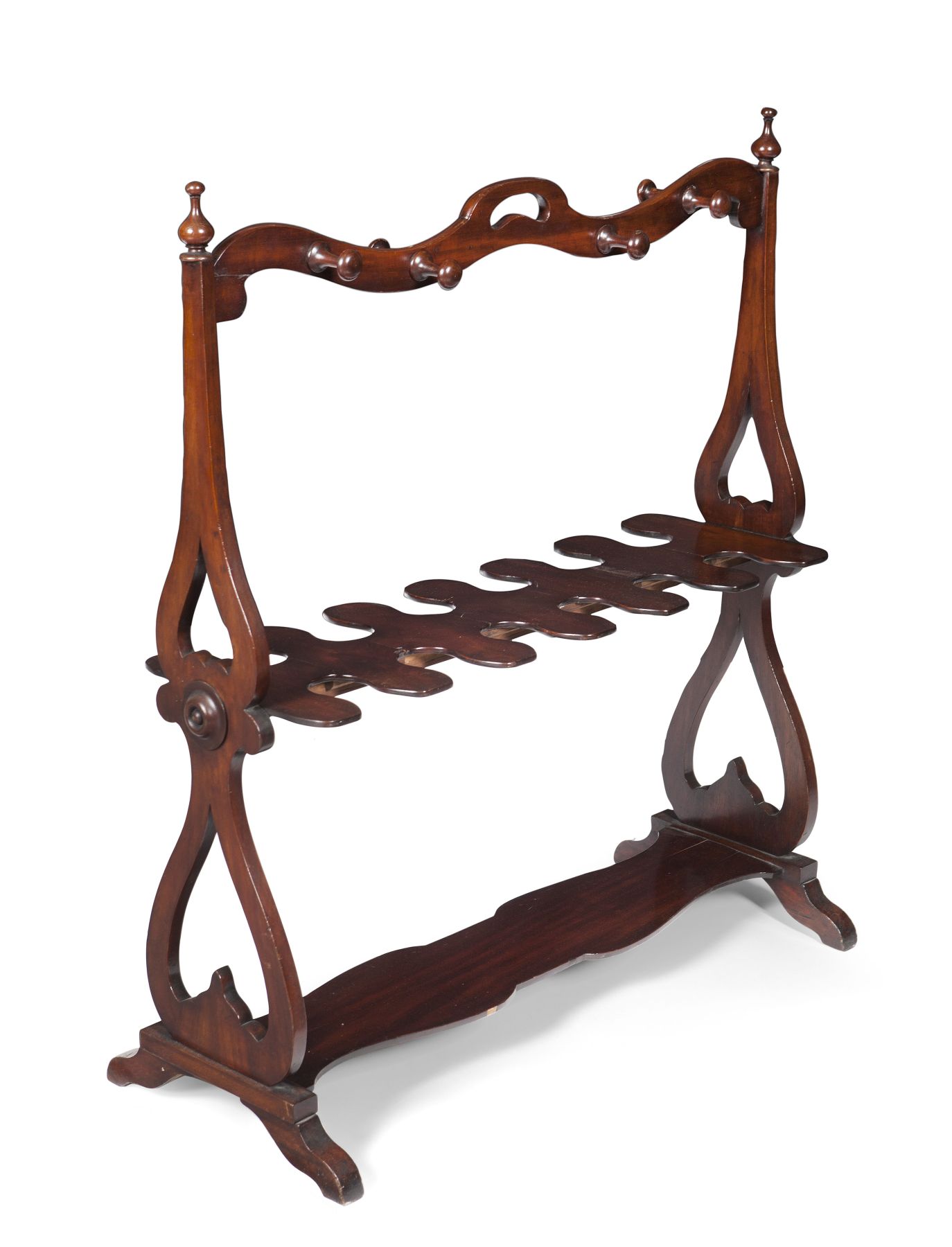 REGENCY MAHOGANY BOOT STAND