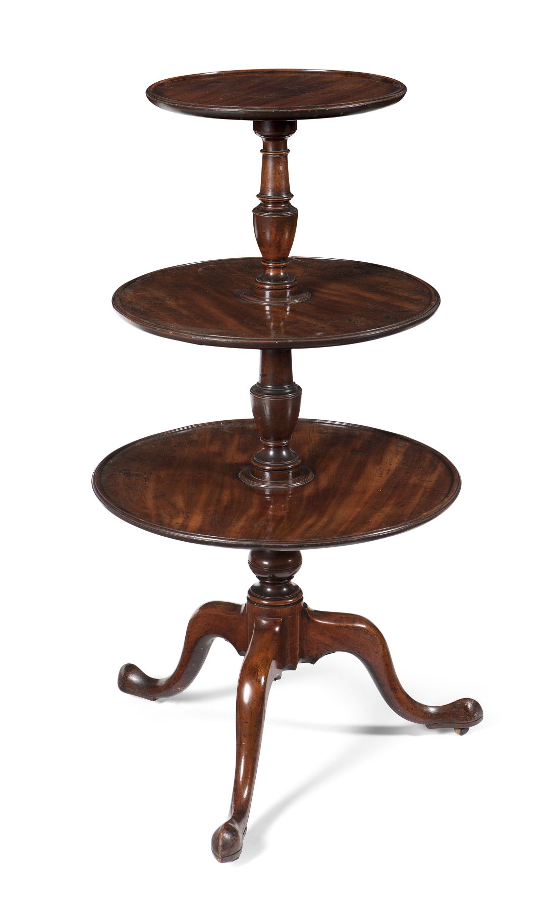 GEORGE III MAHOGANY DUMB WAITER