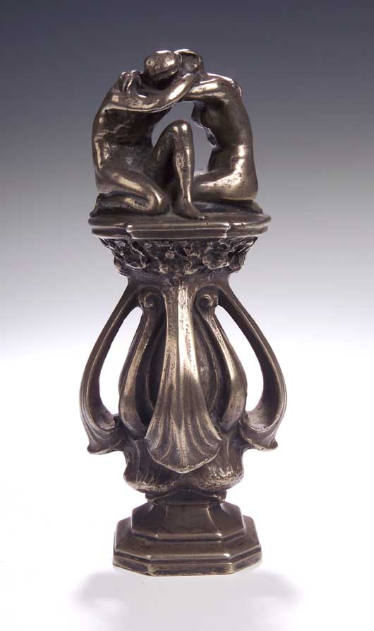 Sir Alfred Gilbert R.A. (1854-1934) Embracing Couple