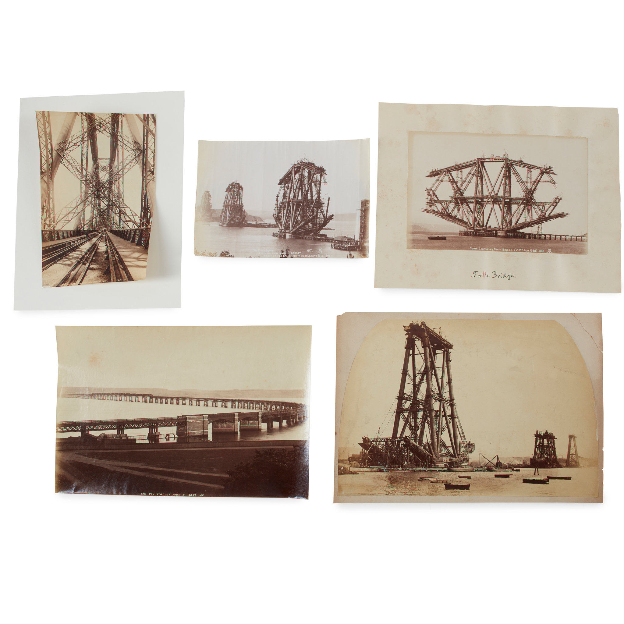 Forth Rail Bridge and Tay Bridge, 19th century