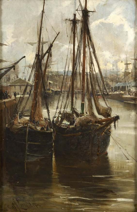 CHARLES JAMES LAUDER R.S.W (1840-1920)