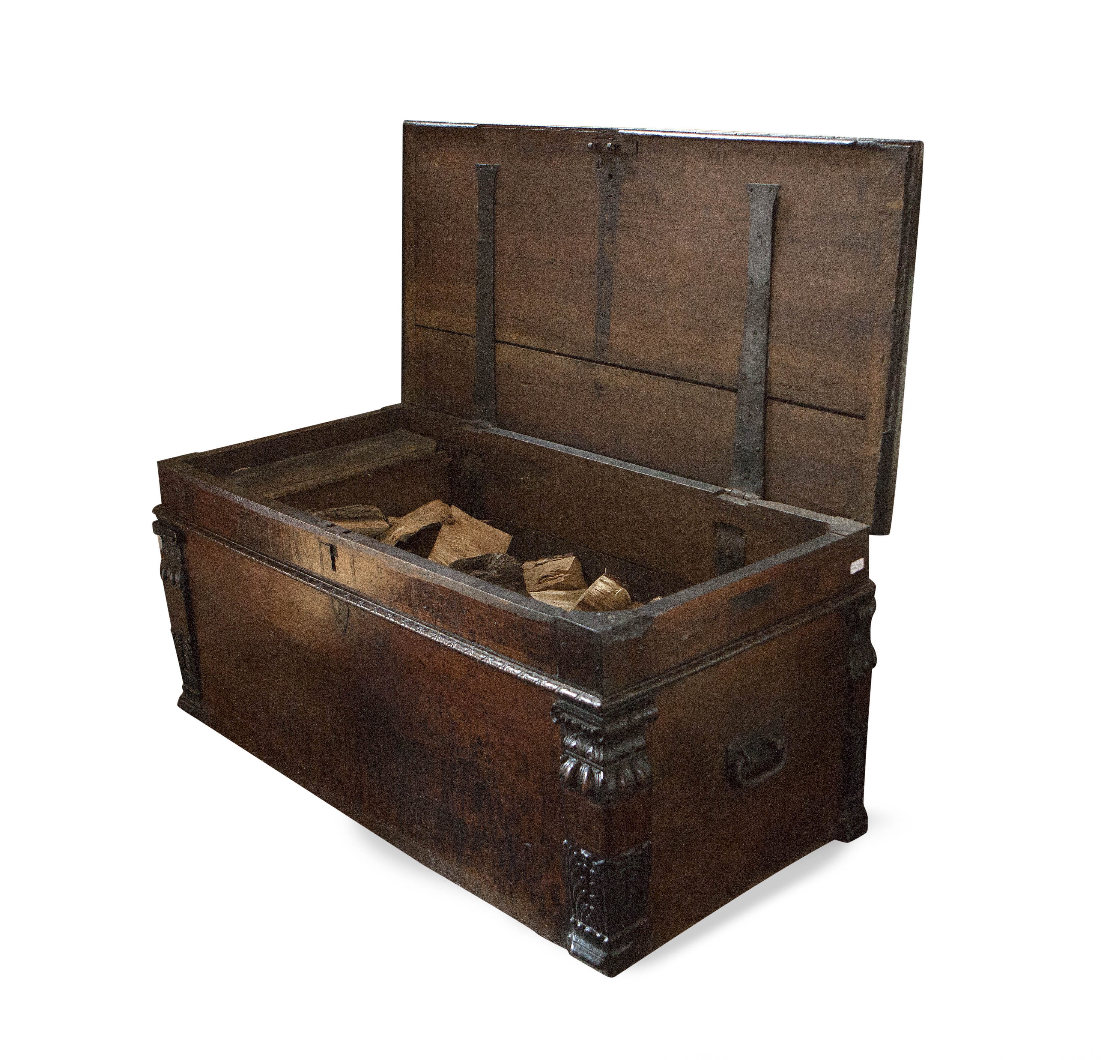 NORTHERN EUROPEAN CARVED WALNUT CHEST