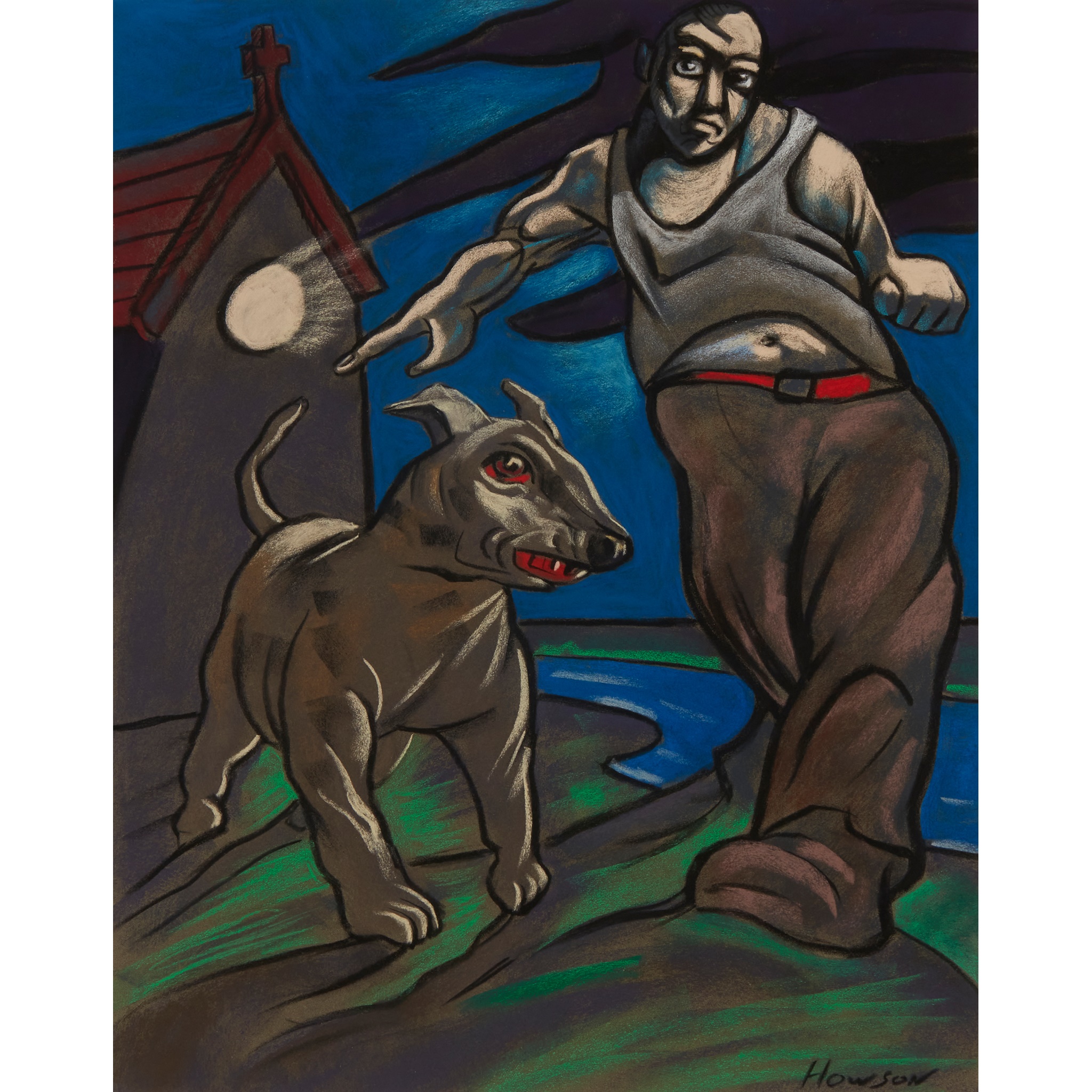 PETER HOWSON O.B.E. (SCOTTISH 1958-)