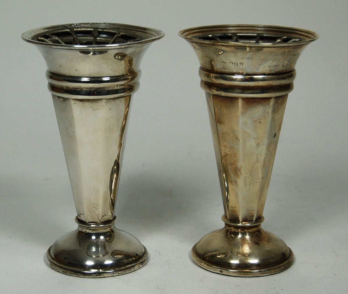 A pair of spill vases