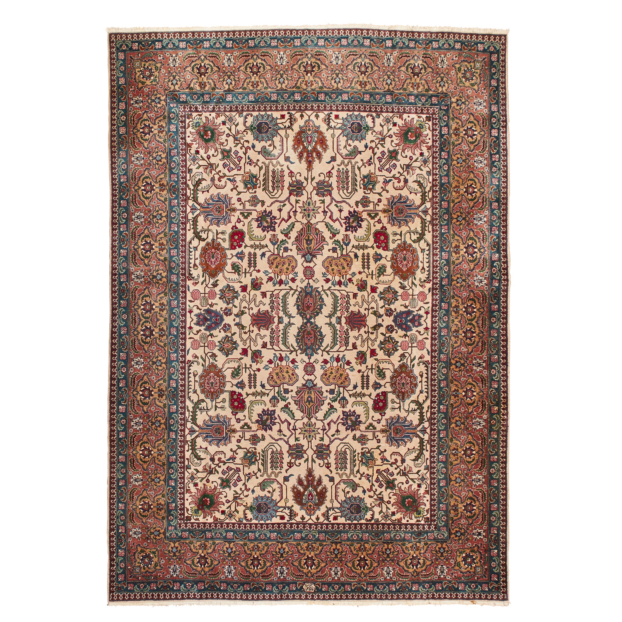 TABRIZ CARPET, SIGNED JAVAN AMIR KHIZ