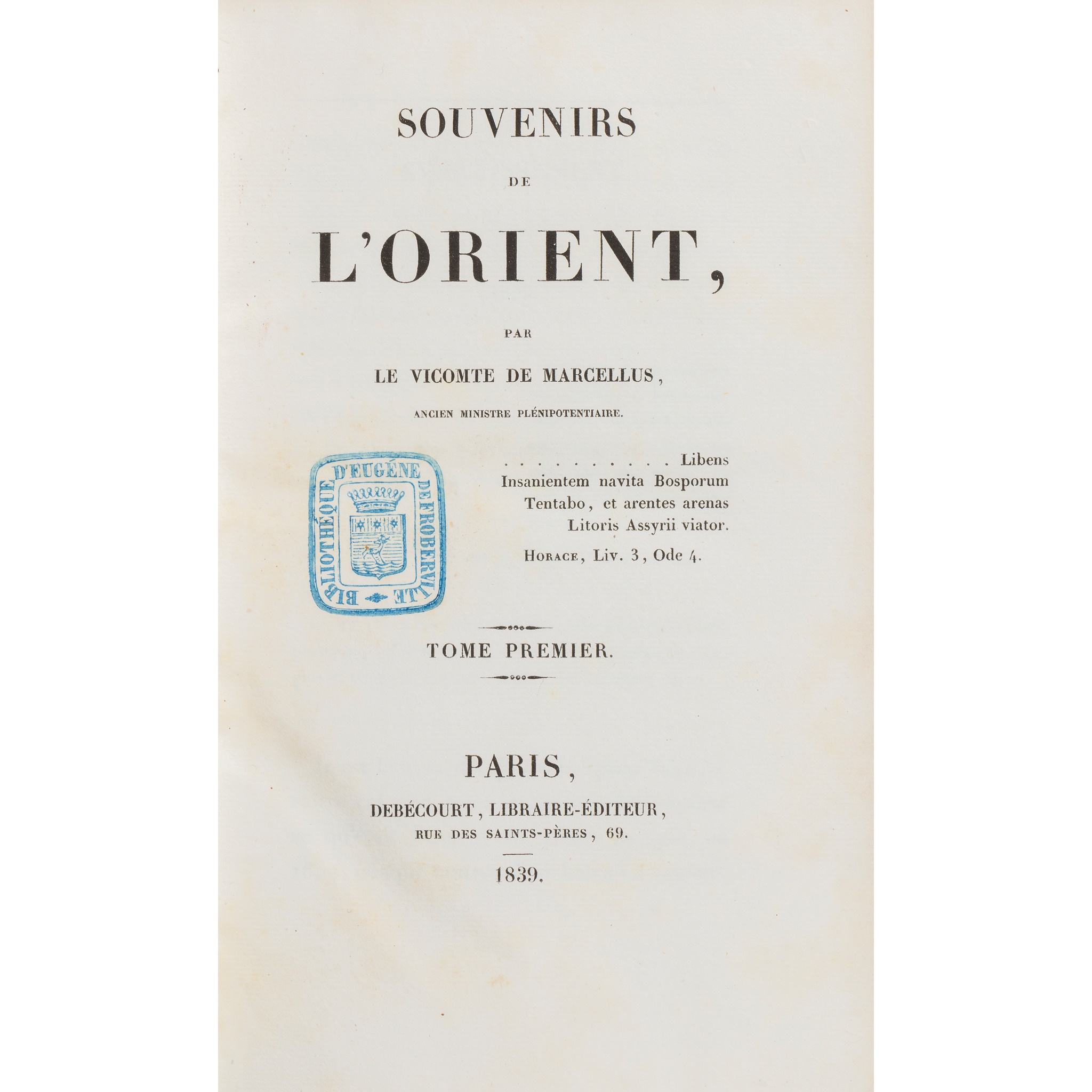Martin du Tyrac, Marie Louise, le Vicomte de Marcellus